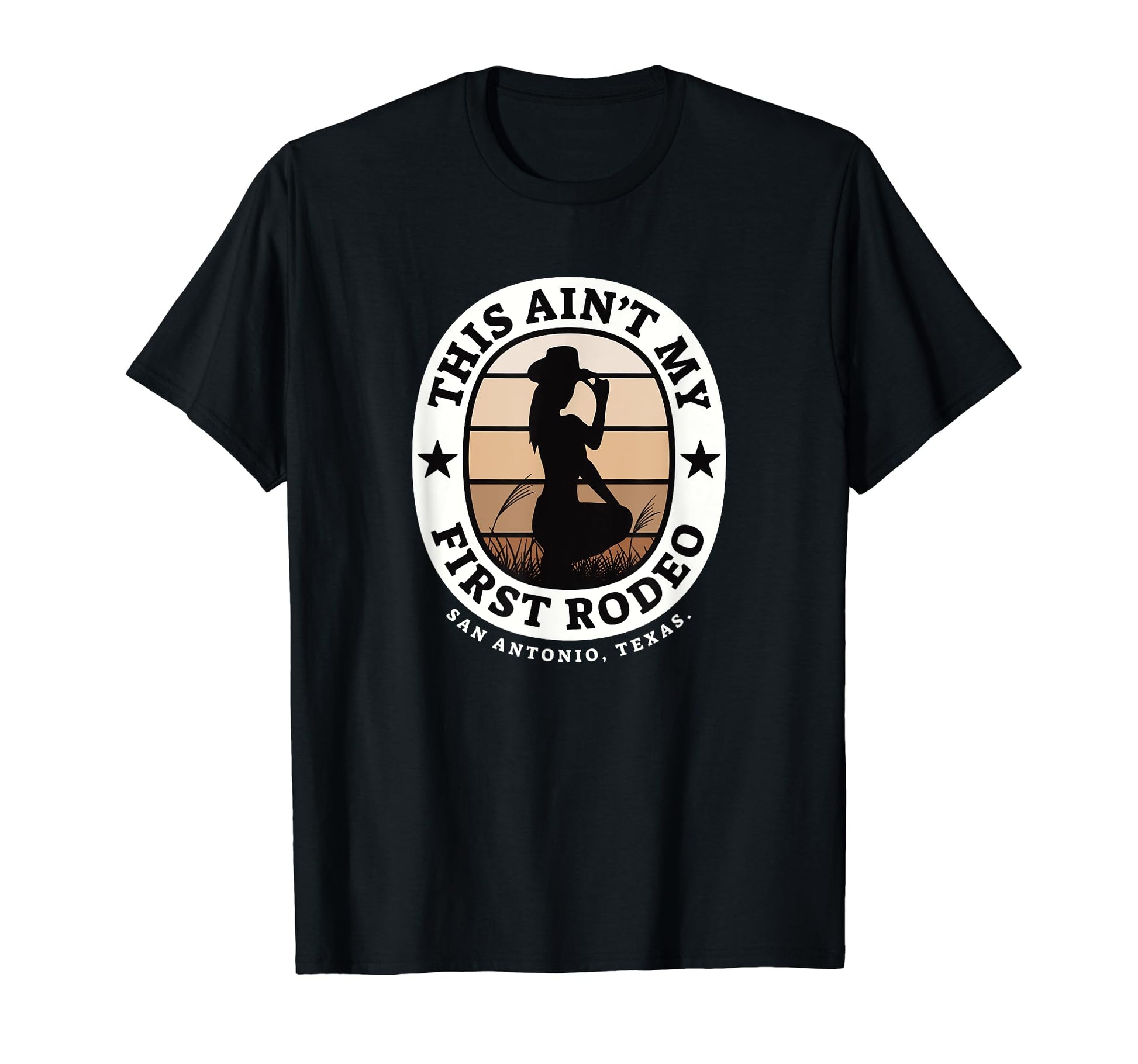 This Aint My First Rodeo Cowgirl T-Shirt - Aesthetic Graphic for Adults - T-Shirt, Sweatshirt, Hoodie