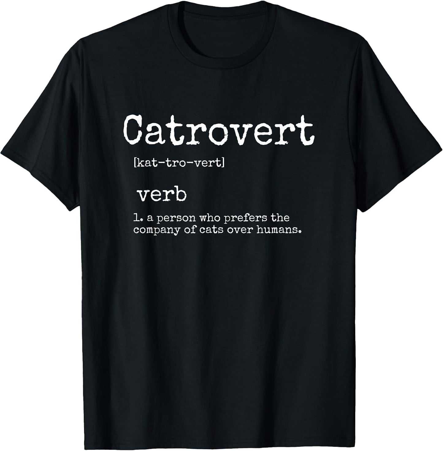 Cat Gifts for Women Funny Lover Catrovert - Adult & Kids T-Shirts, Sweatshirts & Hoodies apparel design preview 1