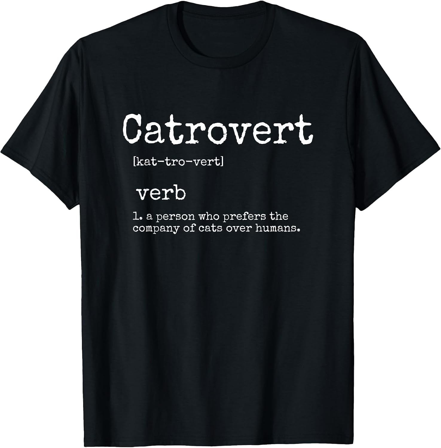 Cat Gifts for Women Funny Lover Catrovert - Adult & Kids T-Shirts, Sweatshirts & Hoodies apparel design preview 1