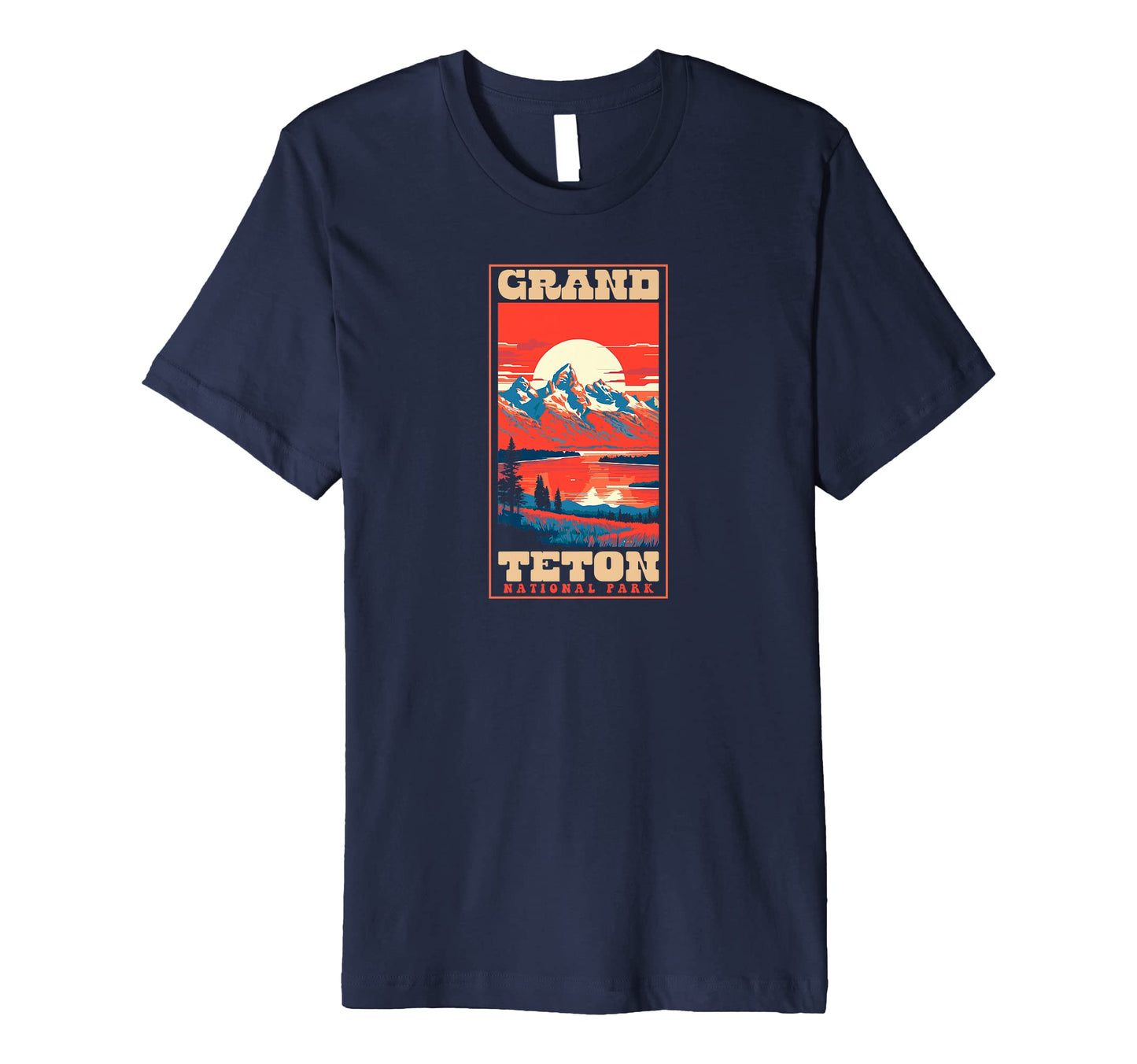 Grand Teton National Park 1980S T-Shirt - Trendy Graphic Unisex - T-Shirt, Sweatshirt, Hoodie