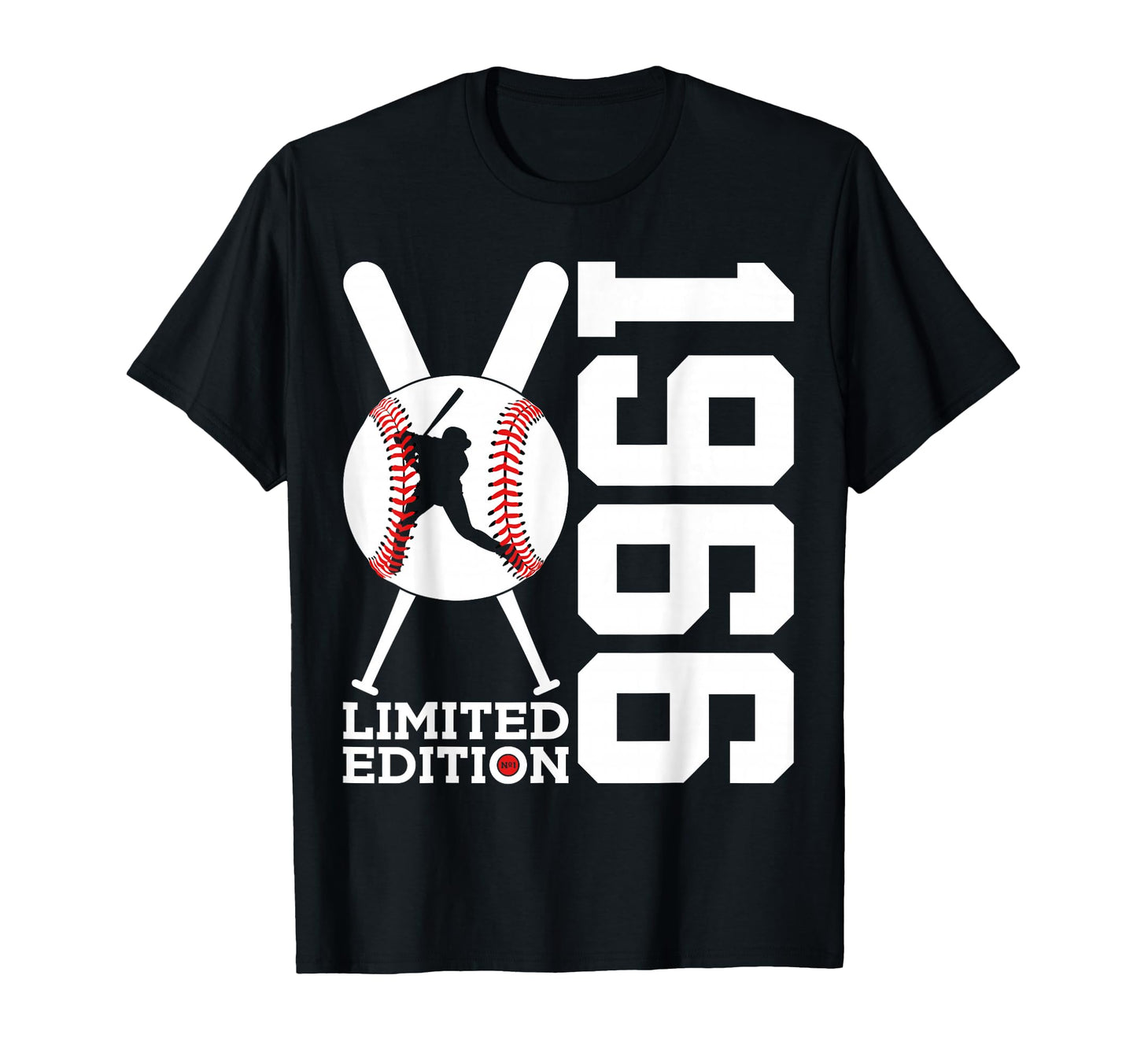 60Th Birthday Baseball 1966 T-Shirt - Custom Art Print Men Women - T-Shirt, Sweatshirt, Hoodie