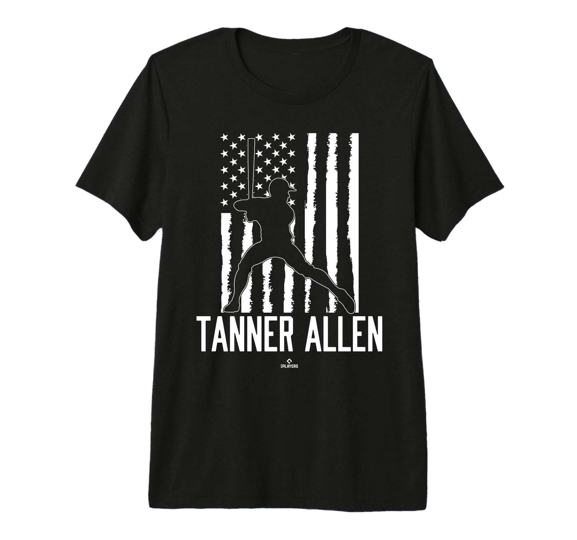 Distressed Flag Swing Tanner Allen T-Shirt - Novelty Apparel for Adults - T-Shirt, Sweatshirt, Hoodie
