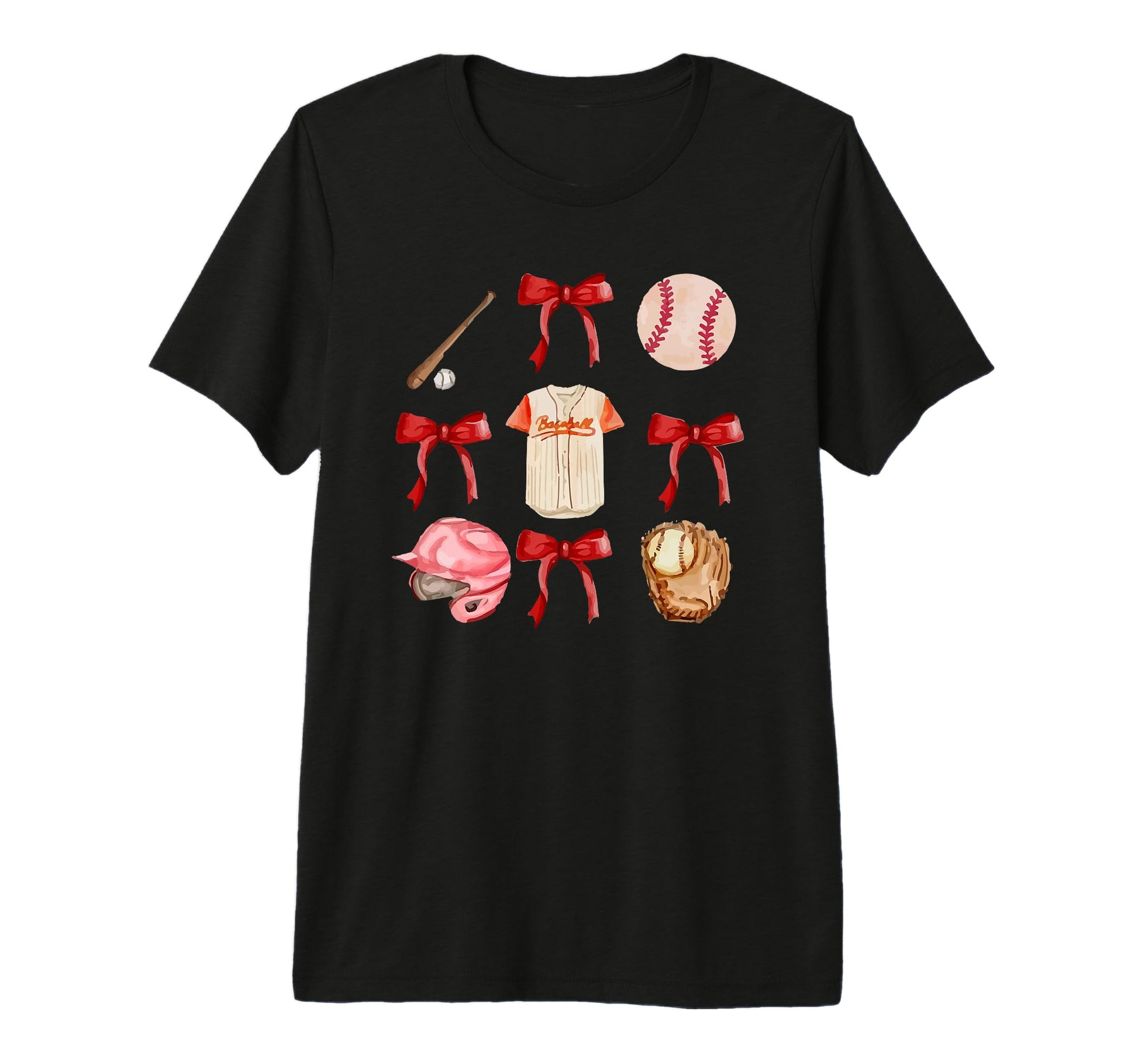 Baseball Mama Mom Coquette Tri Blend T-Shirt - Aesthetic Graphic Men Women - T-Shirt, Sweatshirt, Hoodie