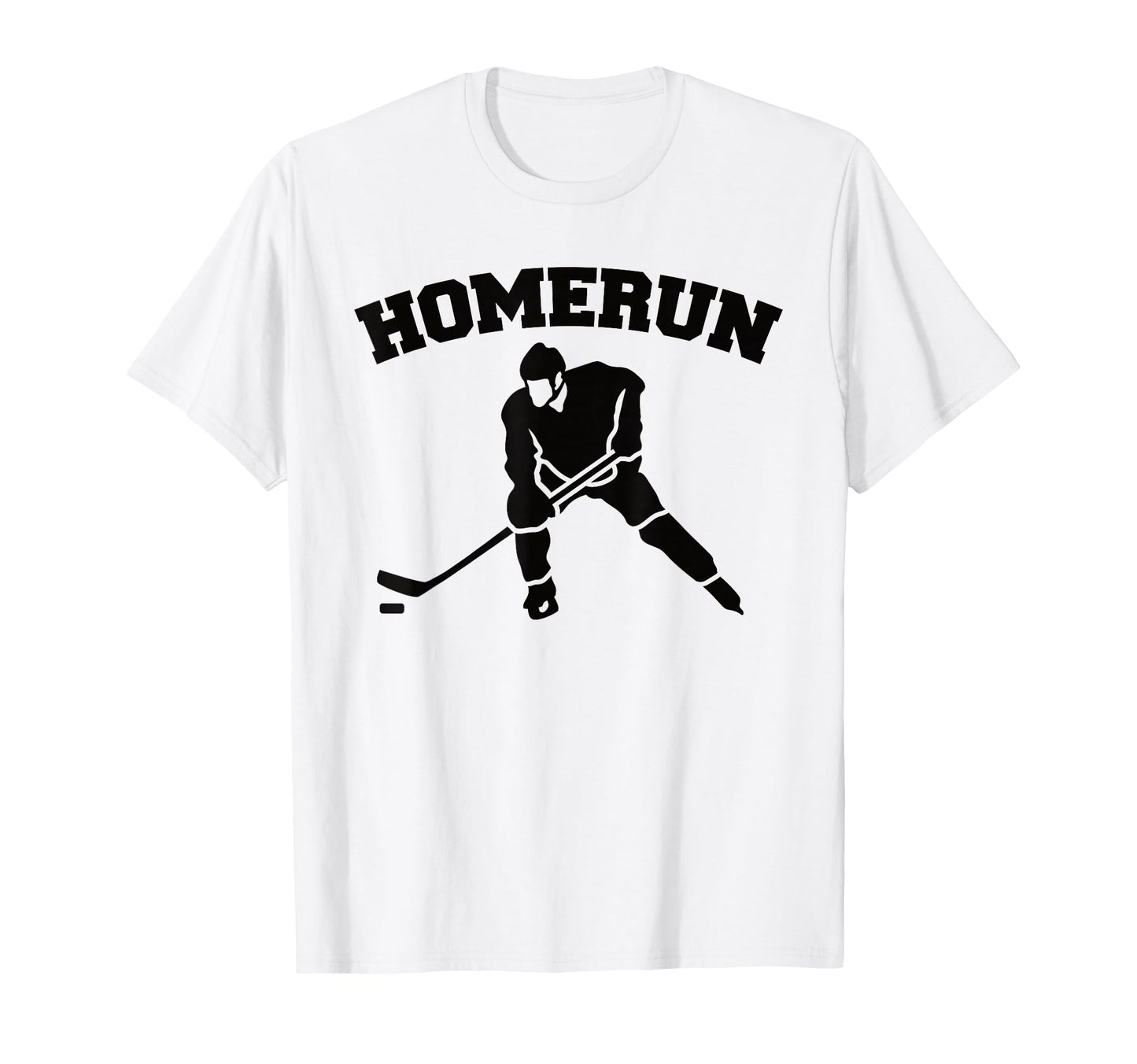Homerun Ice Hockey Baseball Funny T-Shirt - Fun Novelty Design for Adults - T-Shirt, Sweatshirt, Hoodie