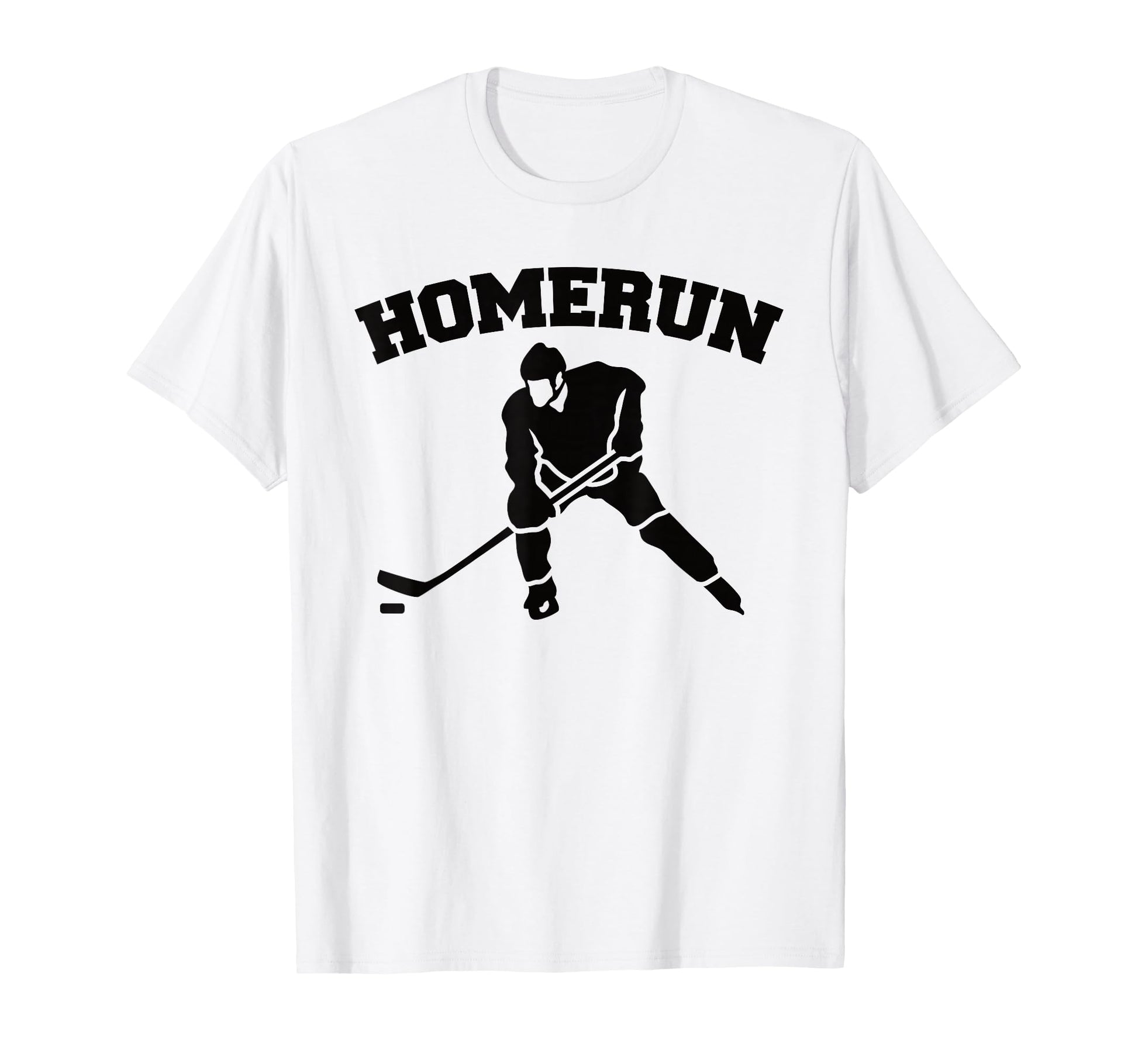 Homerun Ice Hockey Baseball Funny T-Shirt - Fun Novelty Design for Adults - T-Shirt, Sweatshirt, Hoodie