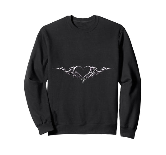 Alt Aesthetic Heart Tribal Heart Sweatshirt - Streetwear Style for Adults - T-Shirt, Sweatshirt, Hoodie