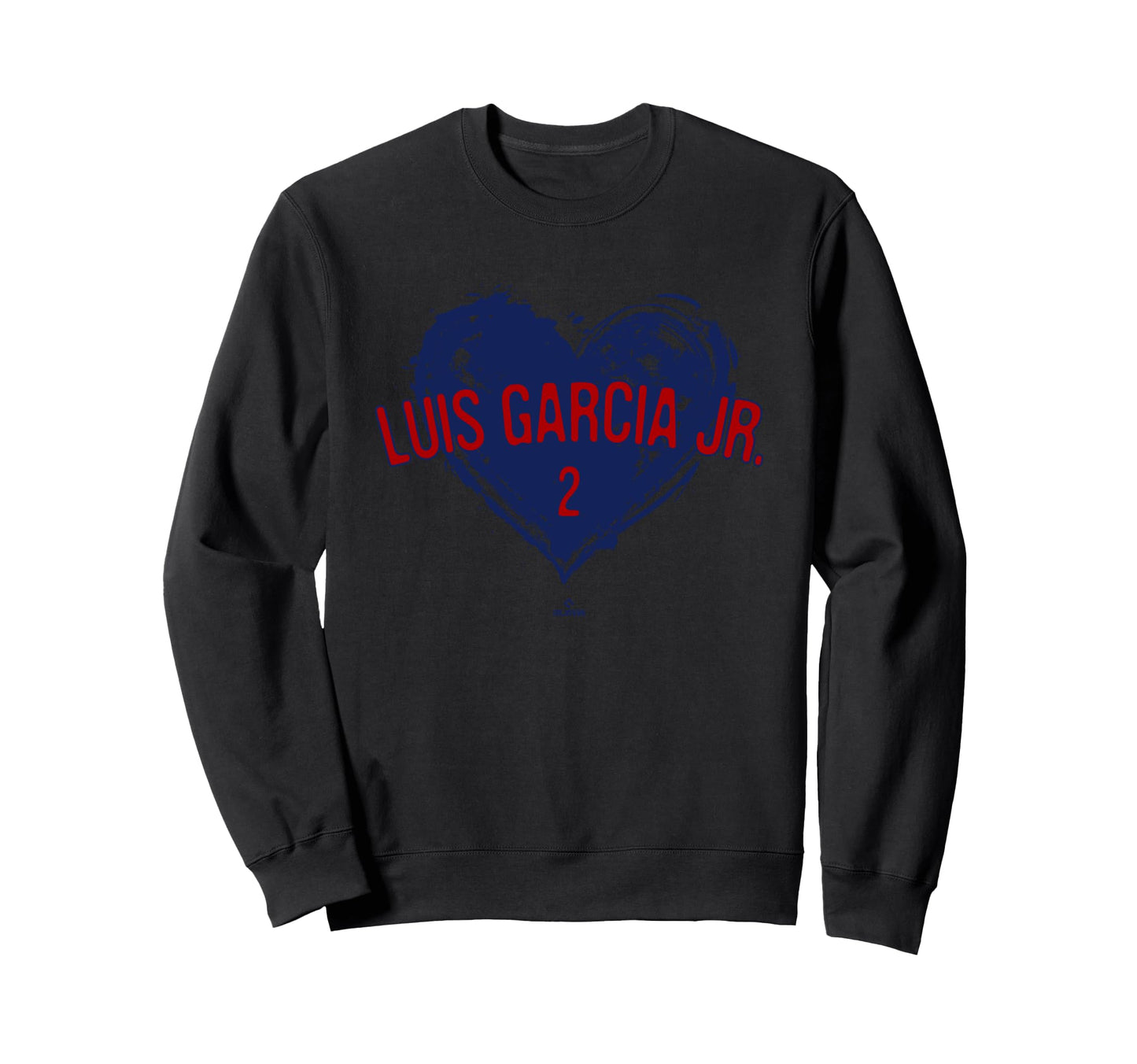 Distressed Heart Luis Garc Jr Sweatshirt - Fun Novelty Design Men Women - T-Shirt, Sweatshirt, Hoodie