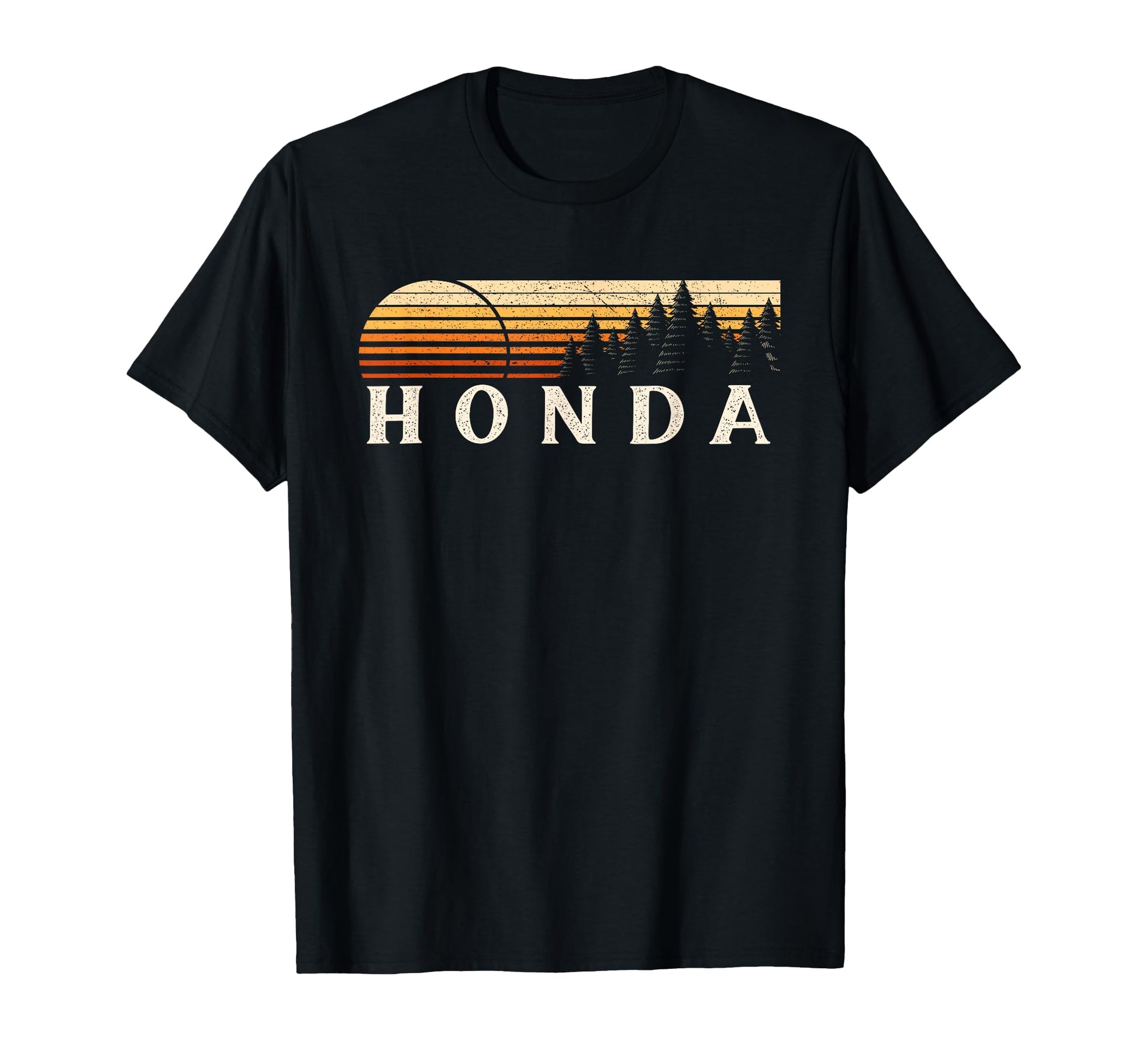 Honda Ca Evergreen Sunset Eighties T-Shirt - Custom Art Print Men Women - T-Shirt, Sweatshirt, Hoodie