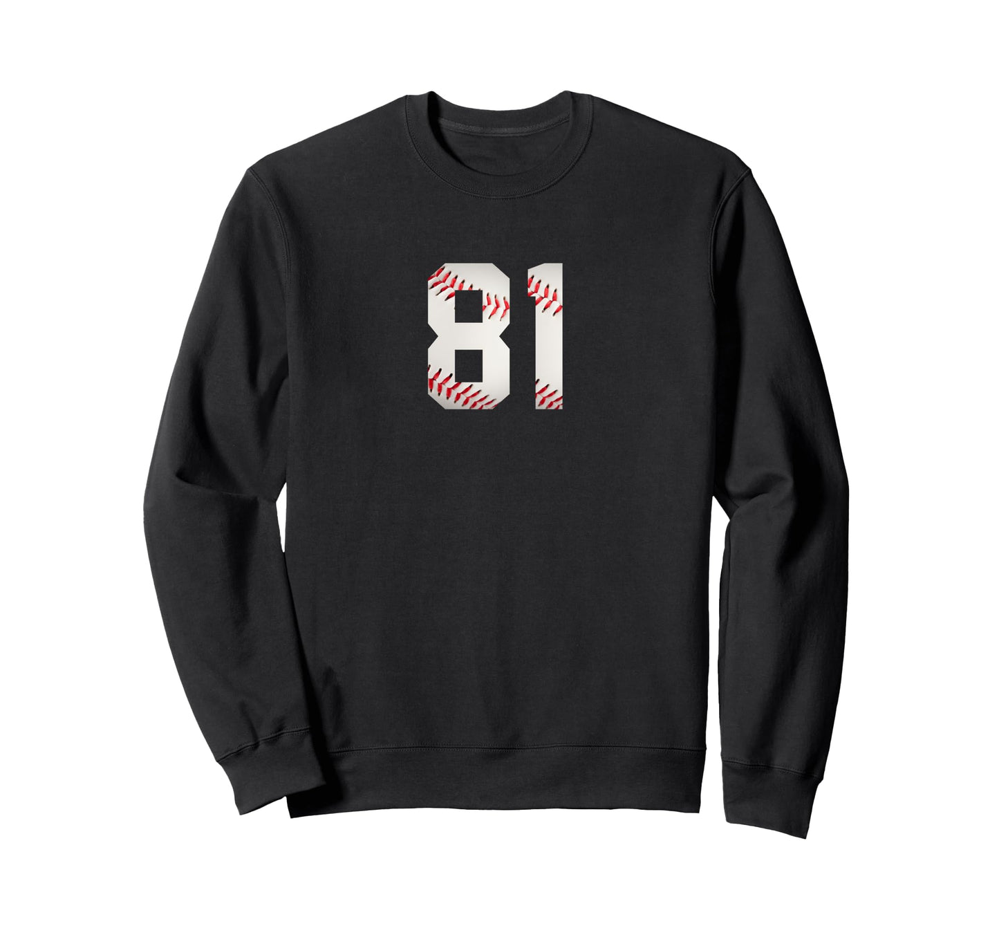 Number 81 Minimalist Birthday Sweatshirt - Trendy Graphic Men Women - T-Shirt, Sweatshirt, Hoodie