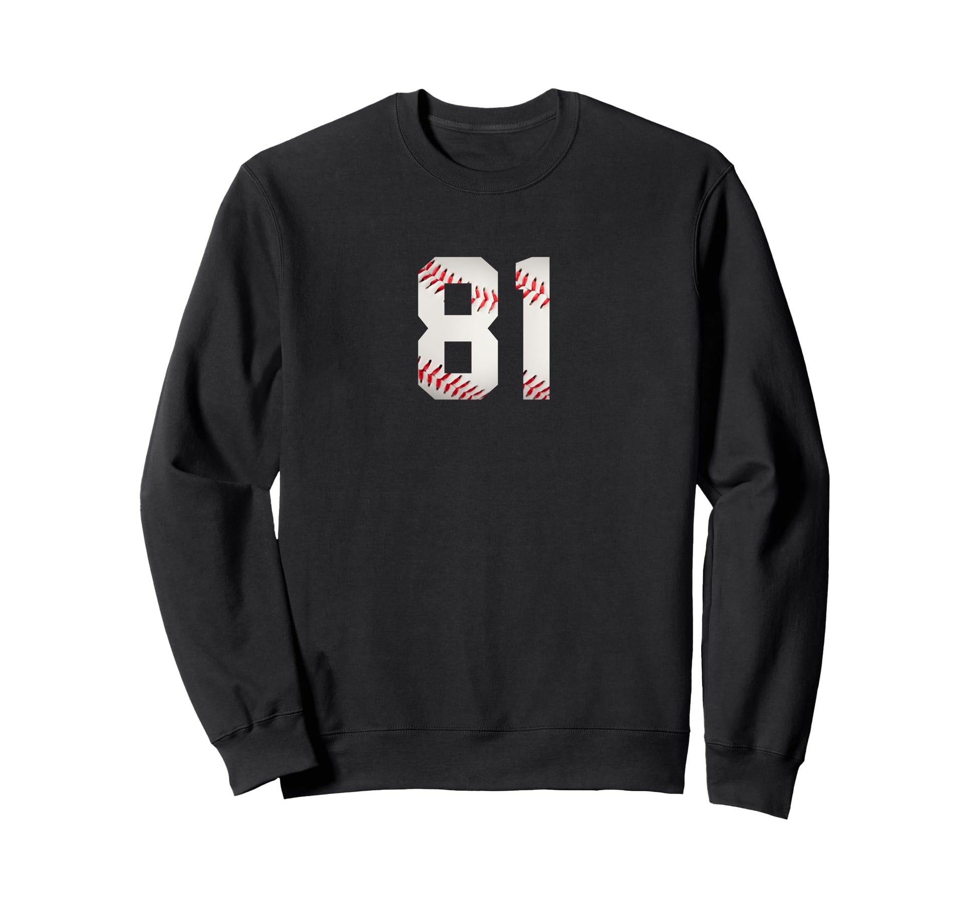 Number 81 Minimalist Birthday Sweatshirt - Trendy Graphic Men Women - T-Shirt, Sweatshirt, Hoodie