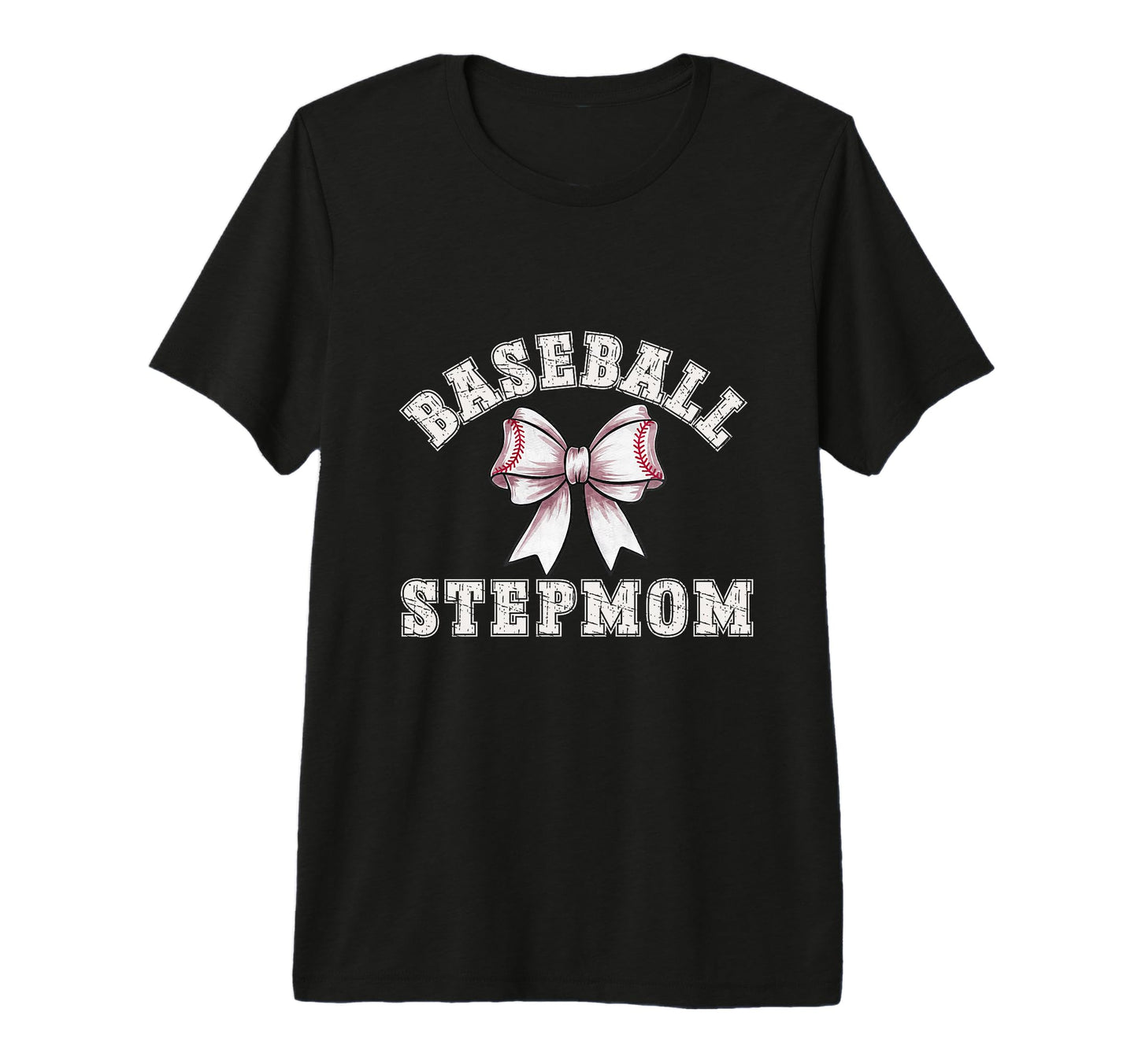 Coquette Baseball Stepmom Bow T-Shirt - Casual Everyday Wear Men Women - T-Shirt, Sweatshirt, Hoodie
