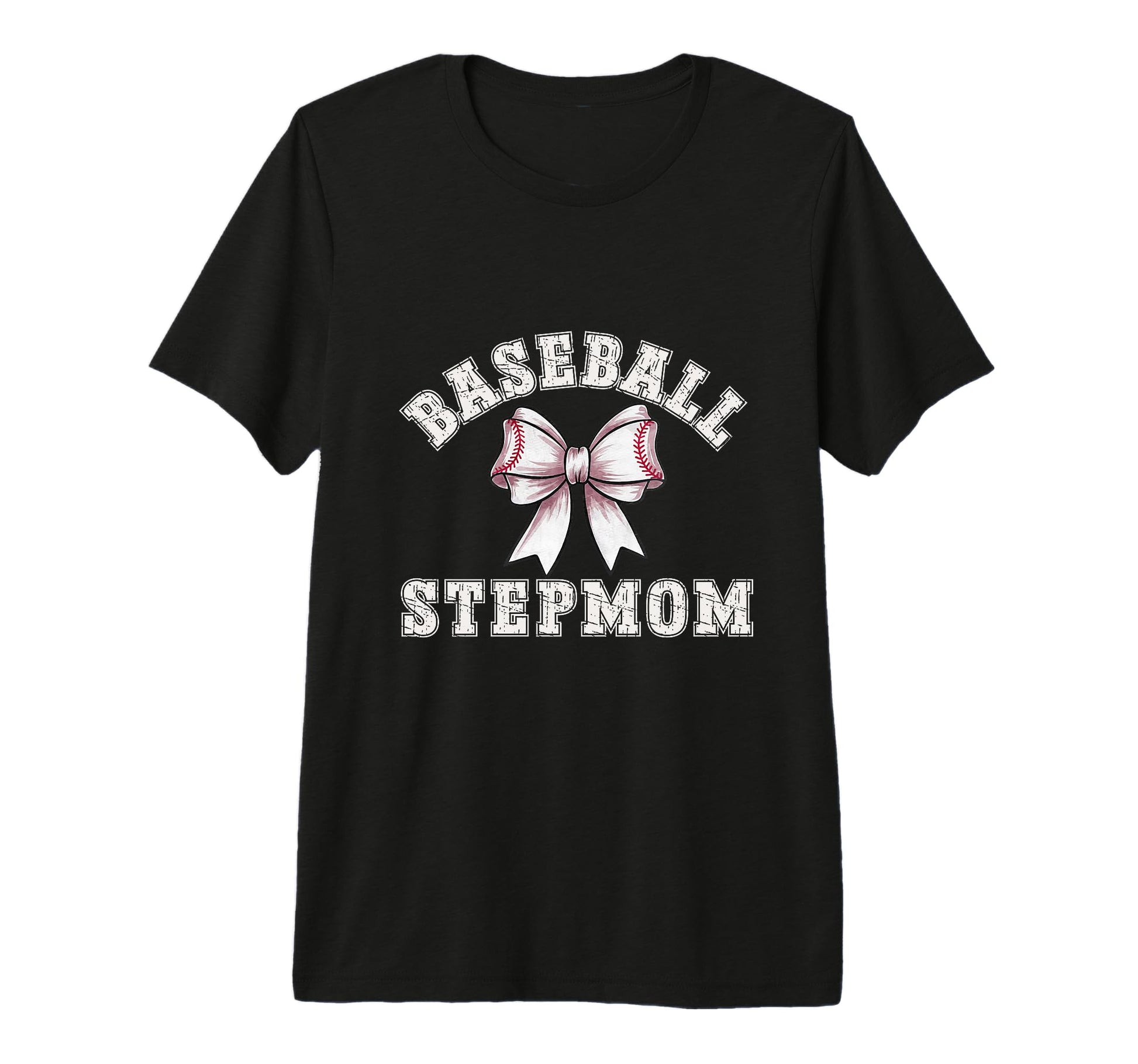 Coquette Baseball Stepmom Bow T-Shirt - Casual Everyday Wear Men Women - T-Shirt, Sweatshirt, Hoodie