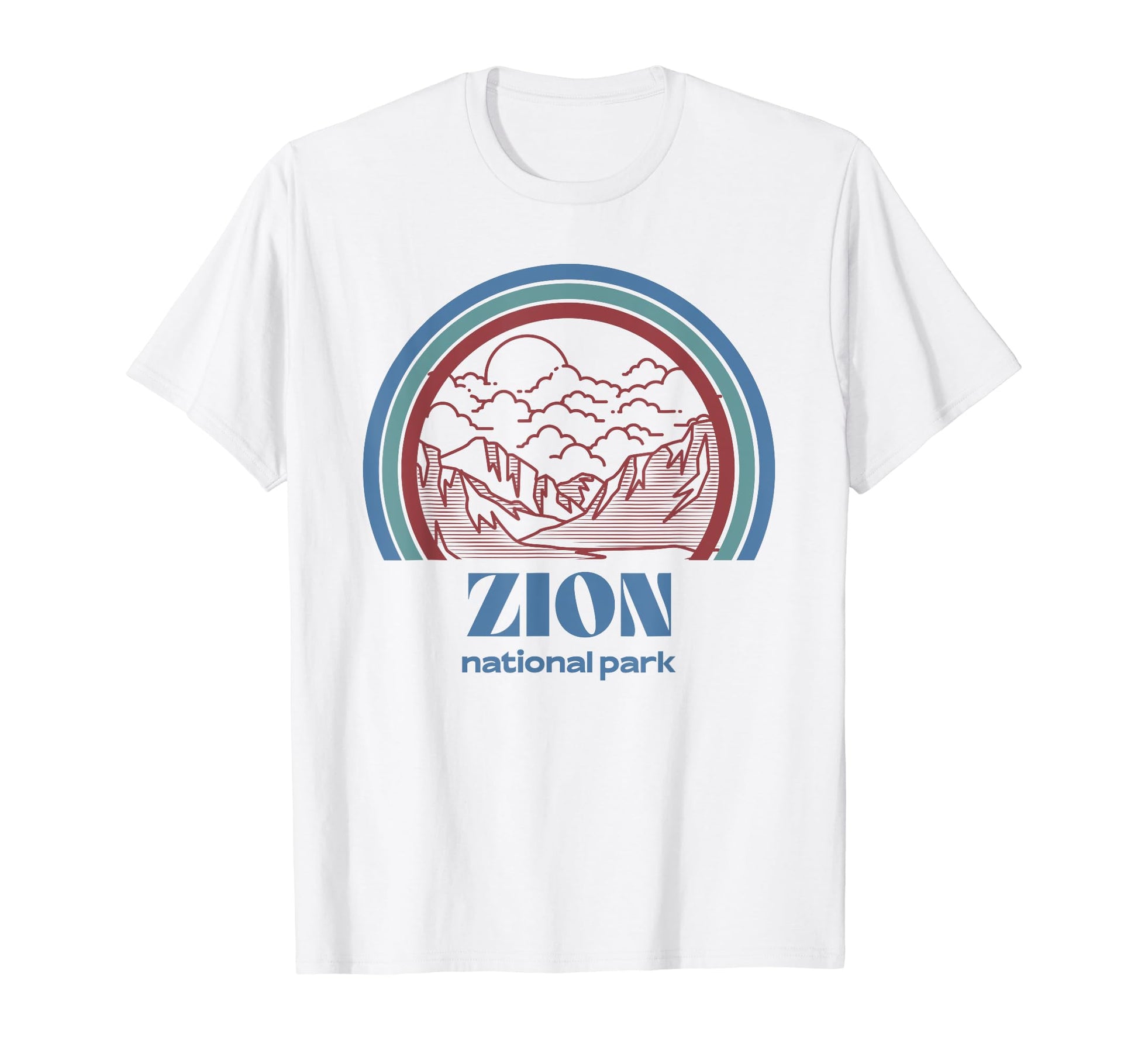 Zion National Park Outdoor Hiking T-Shirt - Fun Novelty Design for Adults - T-Shirt, Sweatshirt, Hoodie