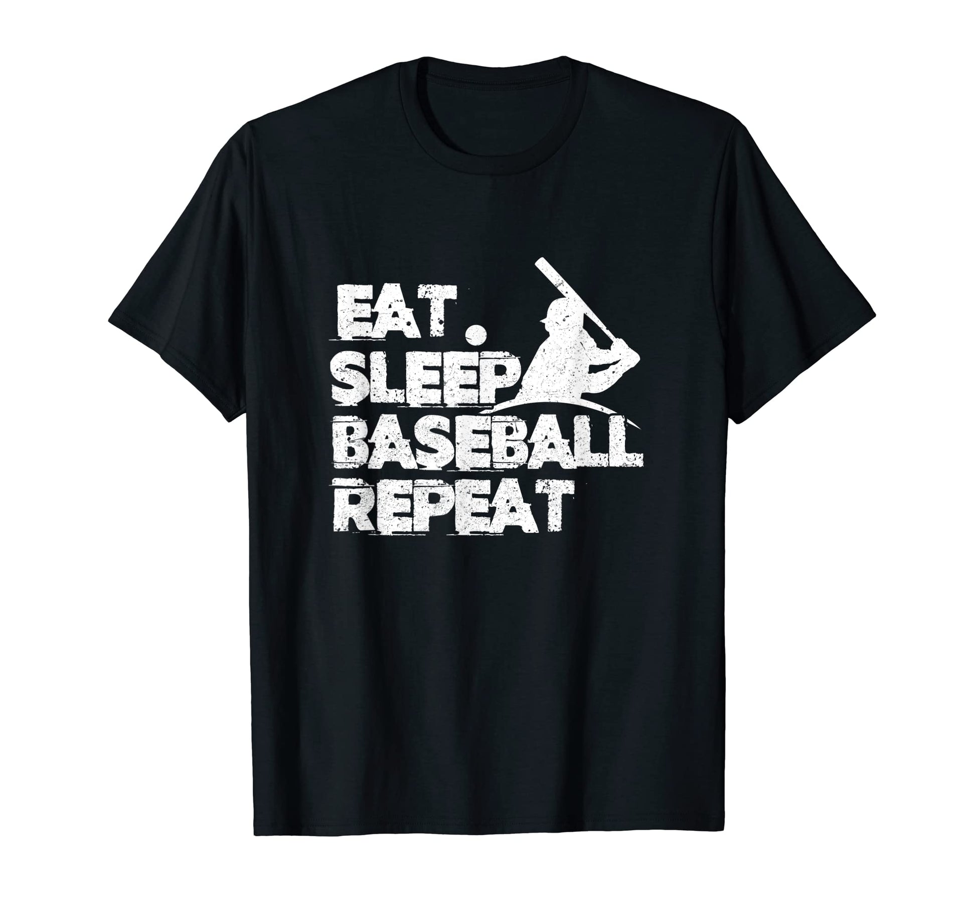 Eat Sleep Baseball Repeat Batter T-Shirt - Unique Graphic Men Women - T-Shirt, Sweatshirt, Hoodie