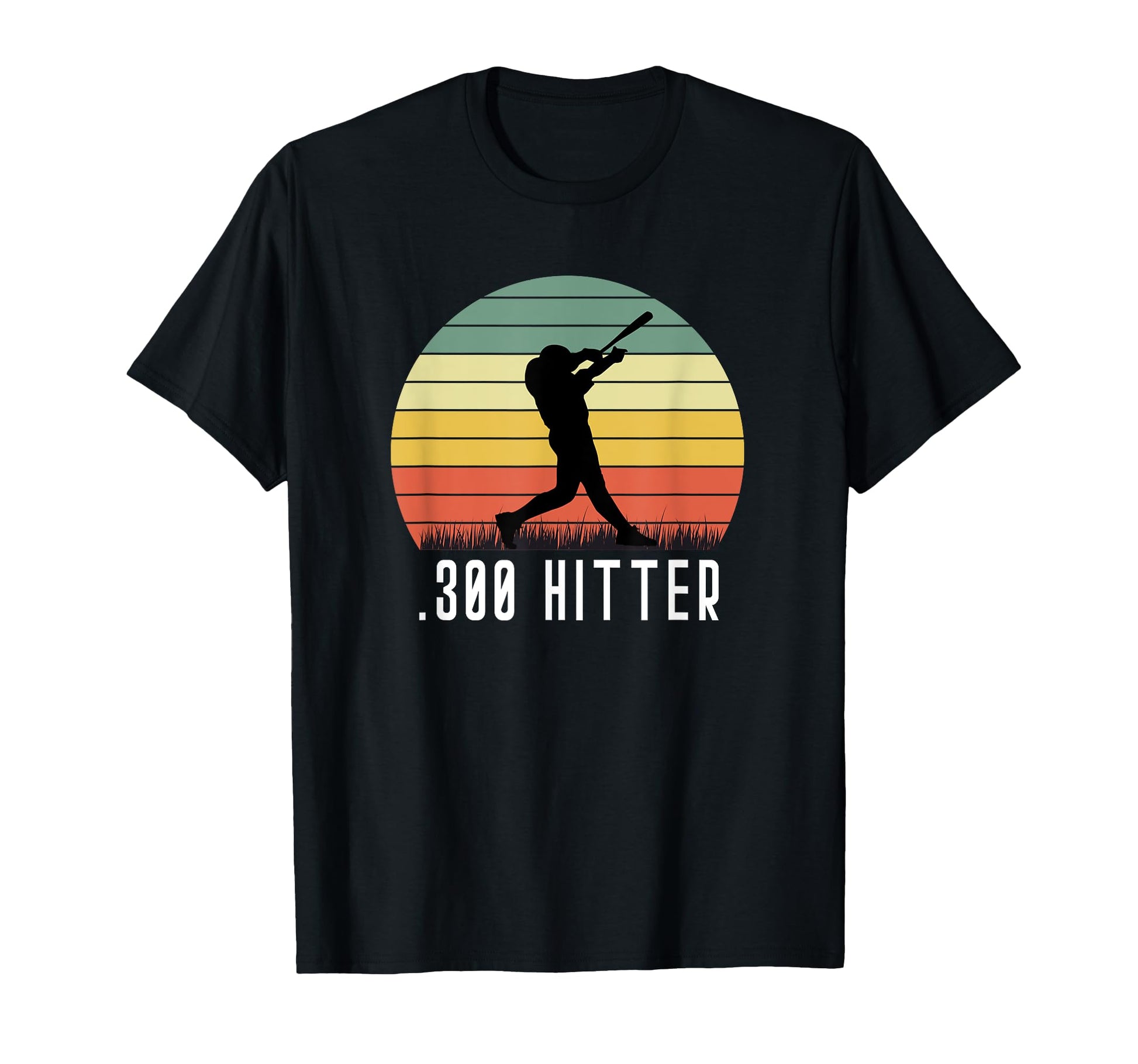 Baseball Player 300 Hitter Homerun T-Shirt - Fun Novelty Design Men Women - T-Shirt, Sweatshirt, Hoodie