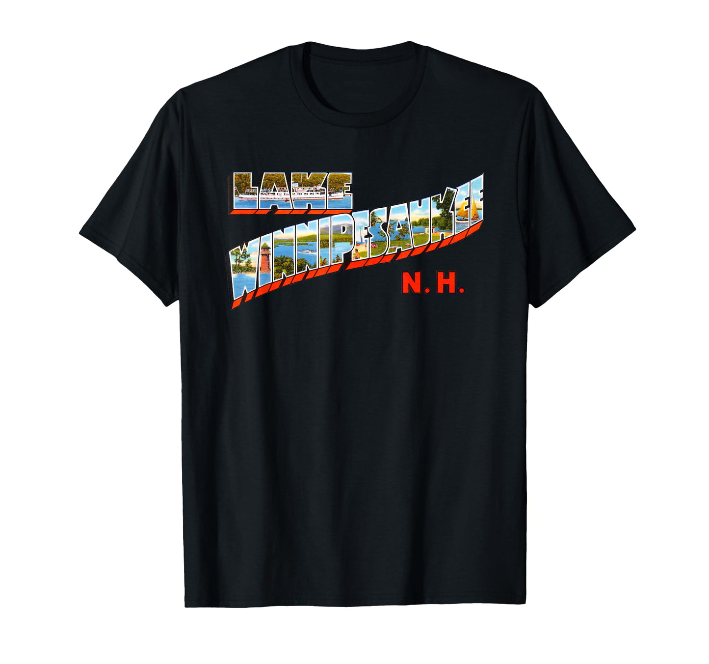 Lake Winnipesaukee New Hampshire Nh T-Shirt - Unique Graphic Men Women - T-Shirt, Sweatshirt, Hoodie