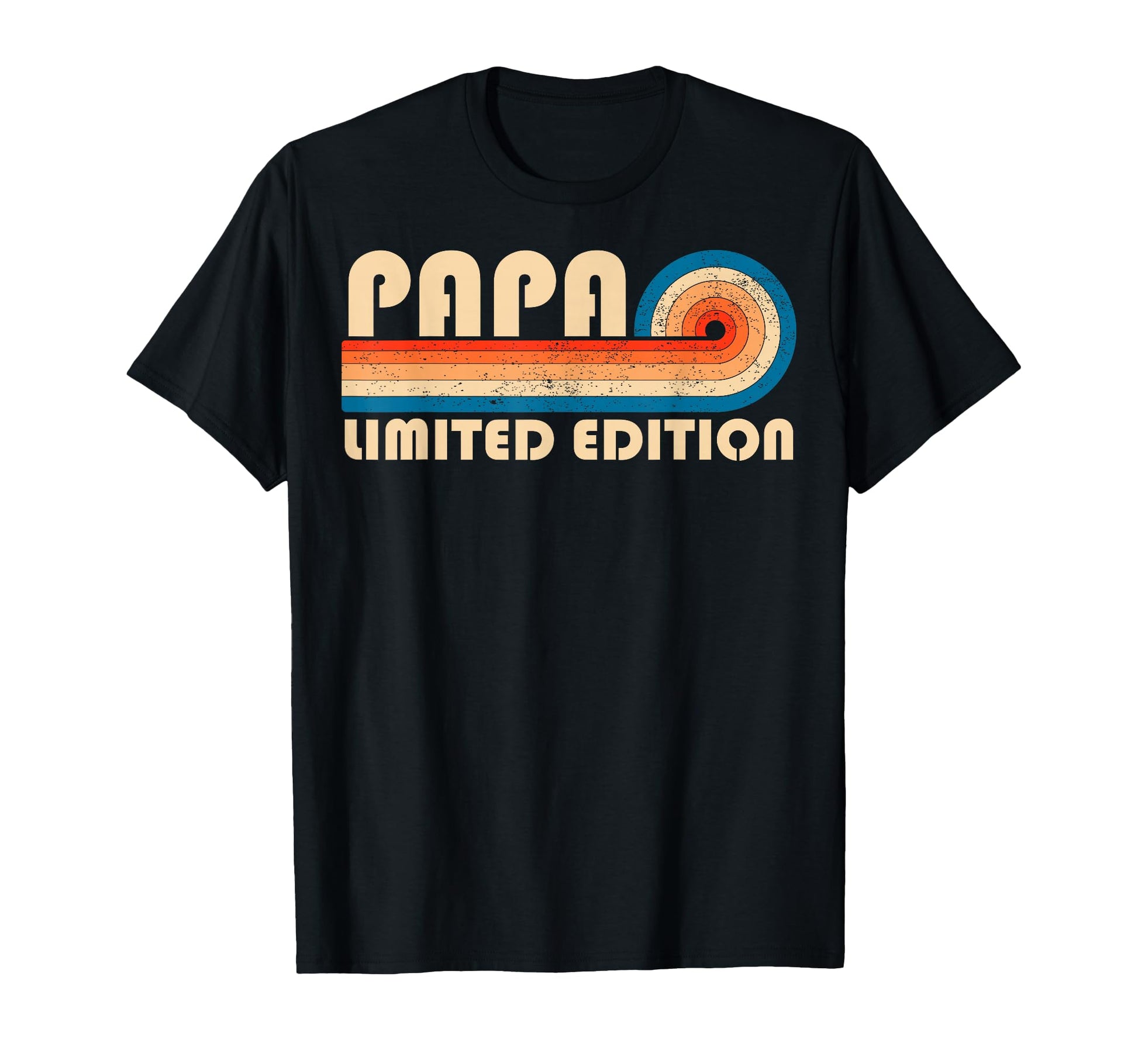 Papa 70S 80S Sunset Stripe T-Shirt - Casual Everyday Wear for Adults - T-Shirt, Sweatshirt, Hoodie