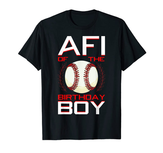 Afi Birthday Baseball Theme Bday Party T-Shirt - Graphic Print for Adults - T-Shirt, Sweatshirt, Hoodie