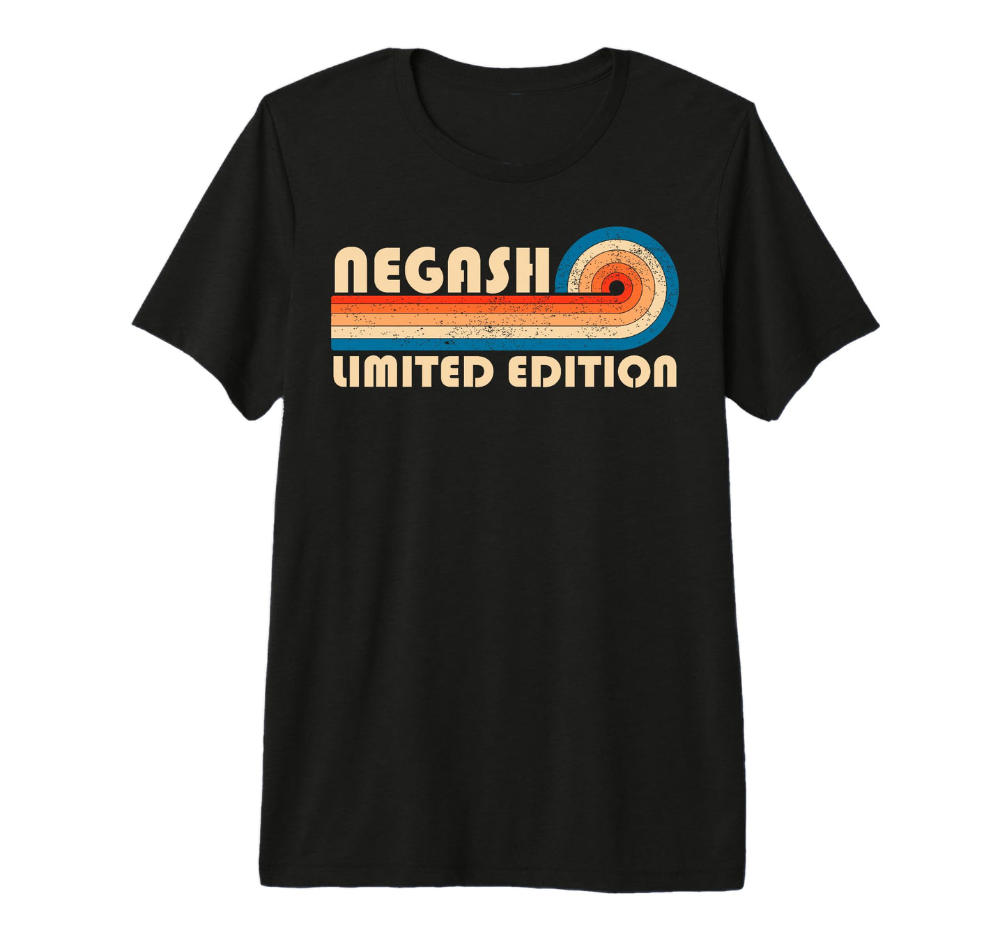 Negash 70S 80S Sunset Stripe Tri Blend T-Shirt - Novelty Apparel Men Women - T-Shirt, Sweatshirt, Hoodie
