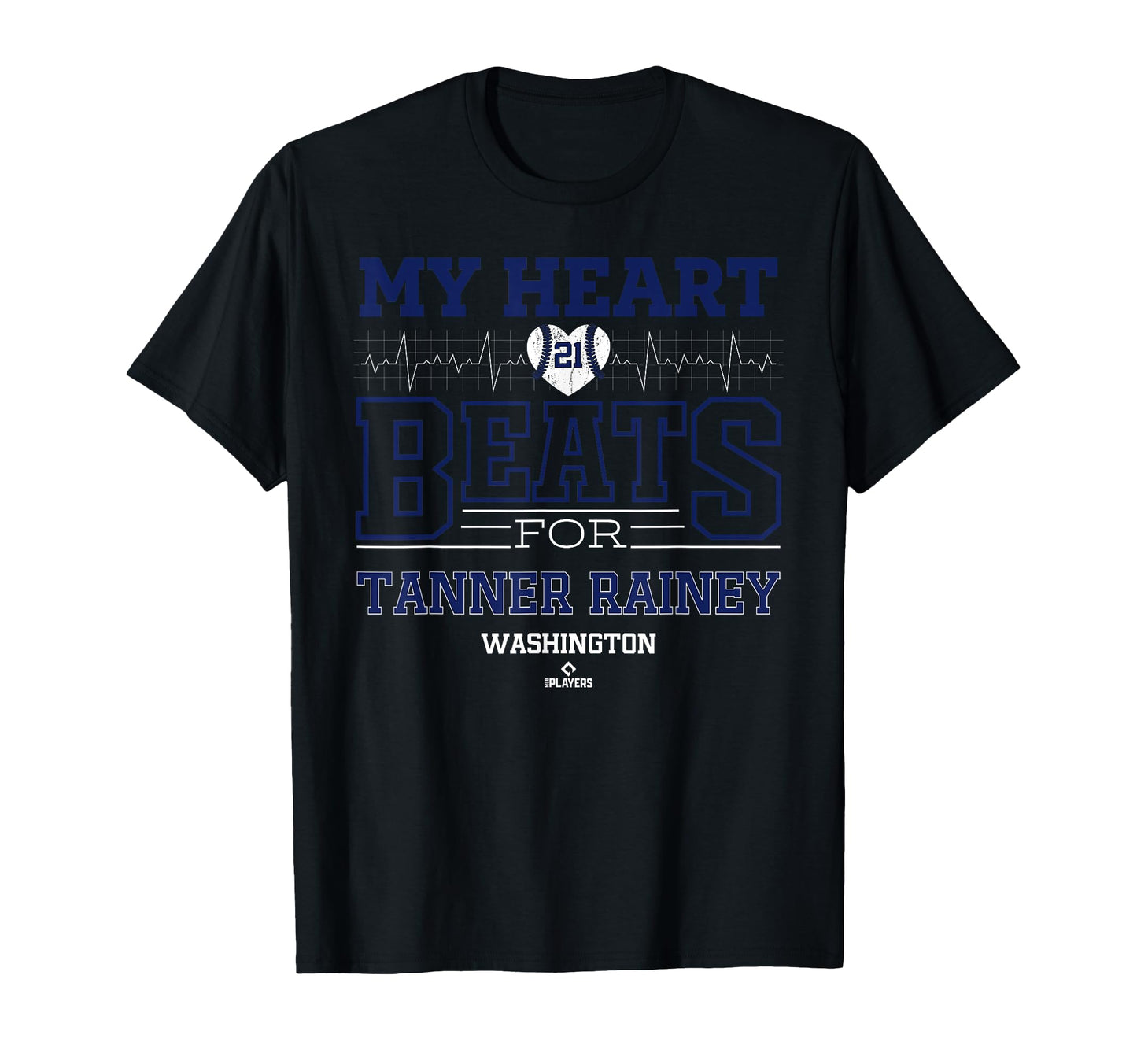 My Heart Beats Tanner Rainey Washington T-Shirt - Unique Graphic Unisex - T-Shirt, Sweatshirt, Hoodie