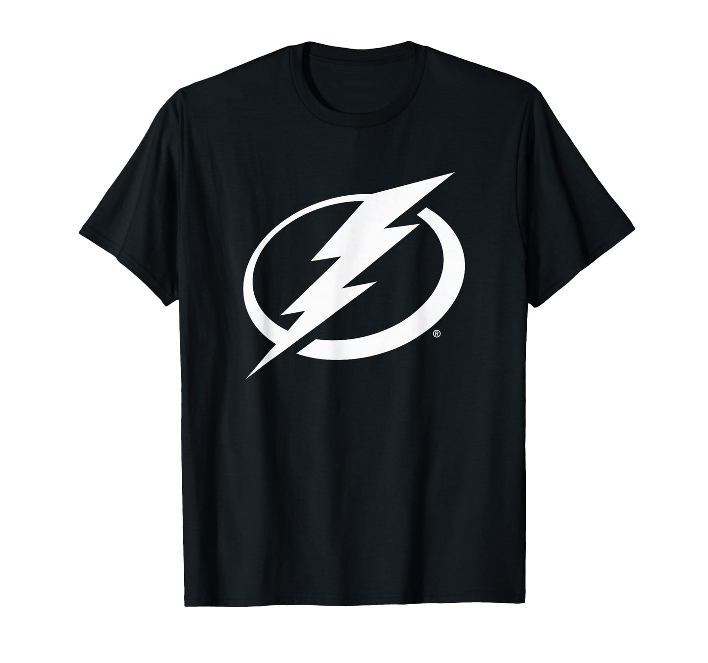 Tampa Bay Lightning Two Tone Black Nhl T-Shirt - Minimalist Print Unisex - T-Shirt, Sweatshirt, Hoodie