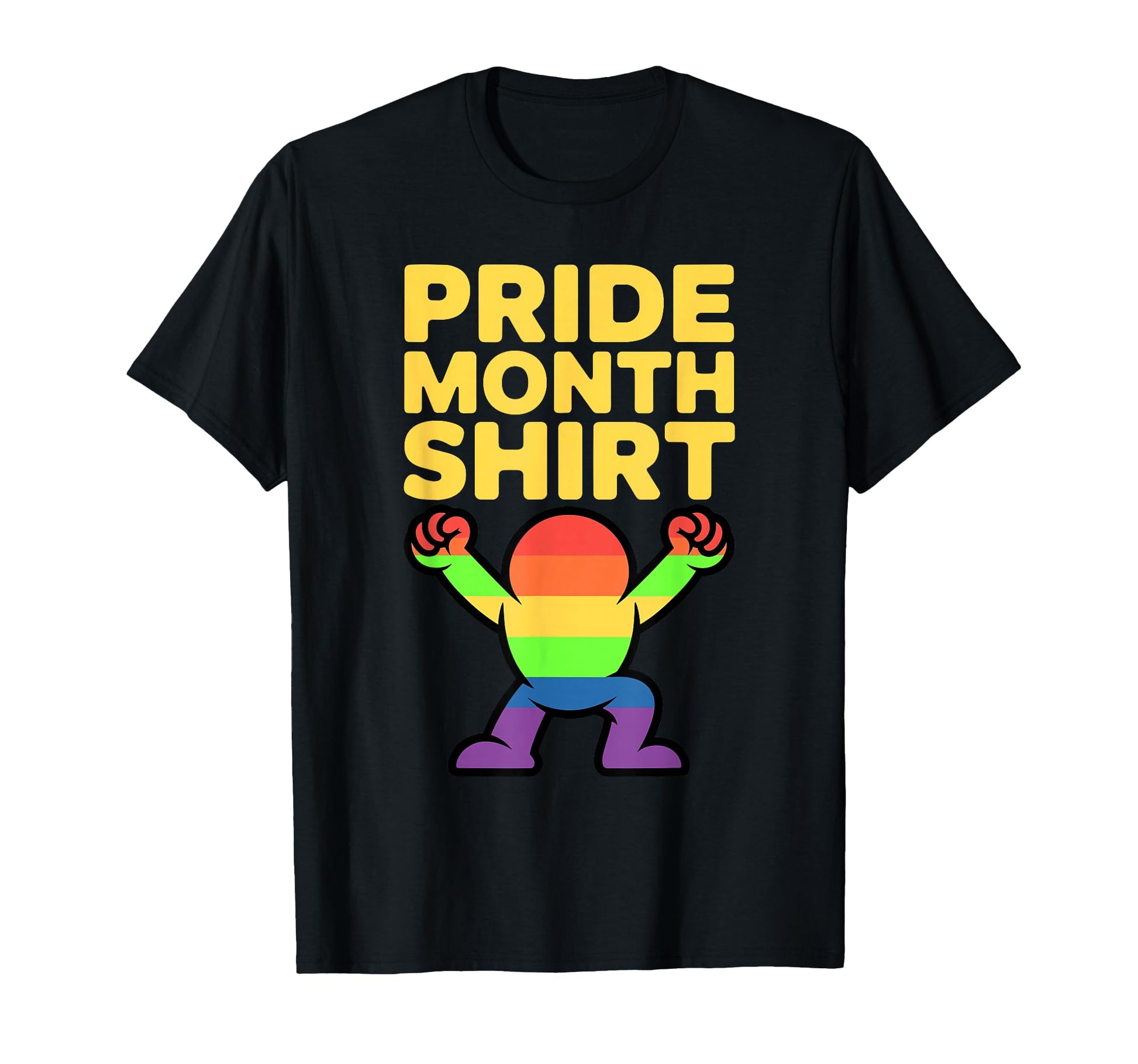 Pride Month Typography Parade Outfit T-Shirt - Novelty Apparel Unisex - T-Shirt, Sweatshirt, Hoodie