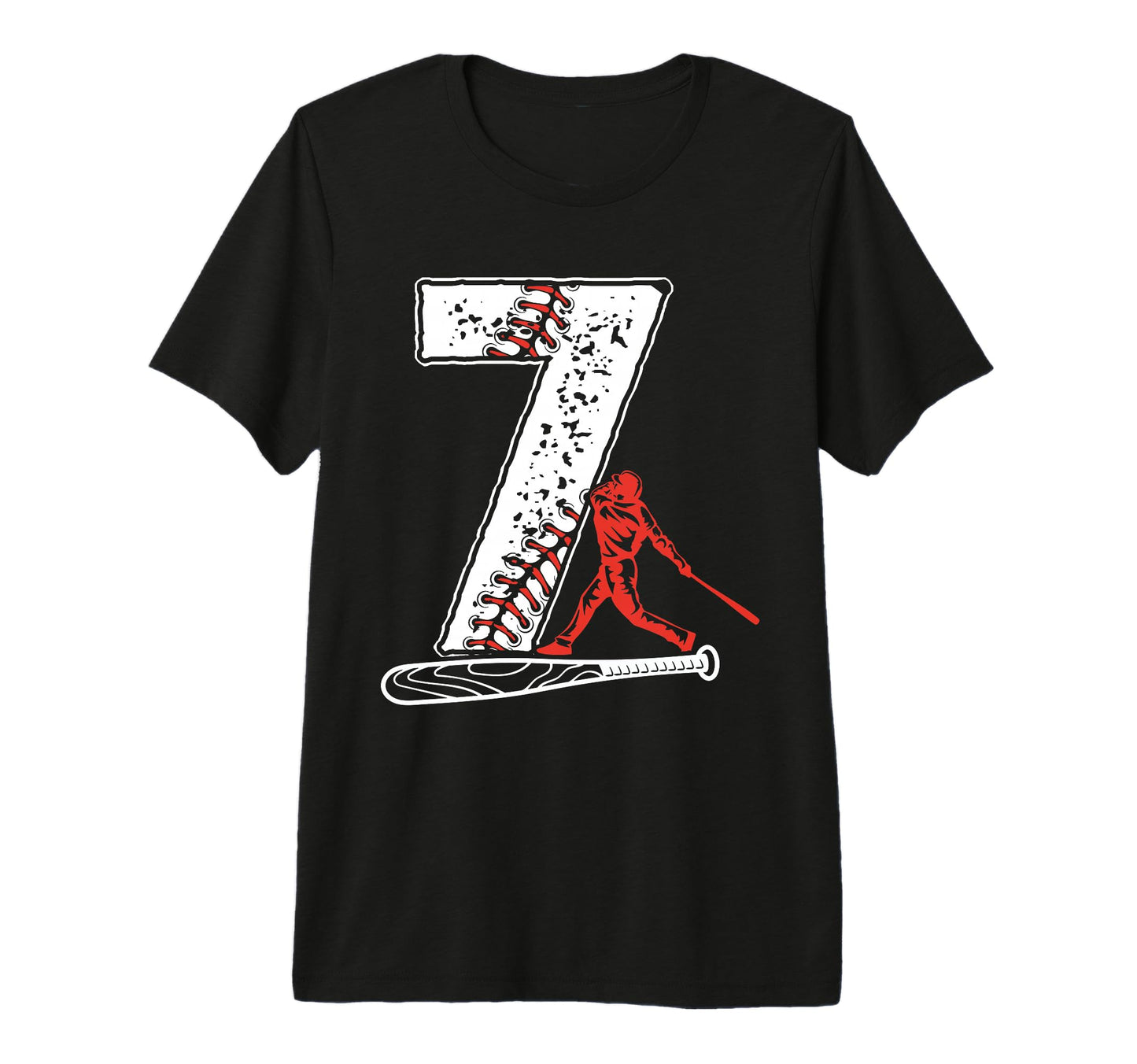 Baseball Birthday 7Th Birthday Party T-Shirt - Streetwear Style Unisex - T-Shirt, Sweatshirt, Hoodie