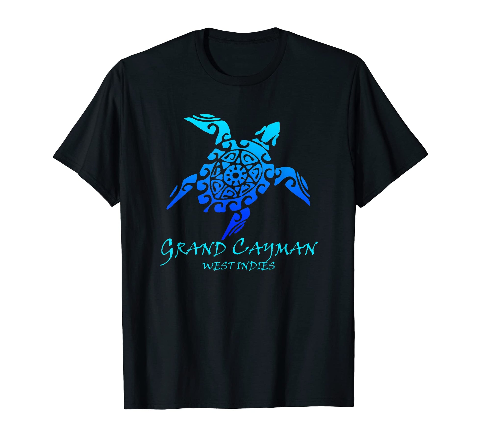 Grand Cayman West Indies Tribal Turtle T-Shirt - Graphic Print Unisex - T-Shirt, Sweatshirt, Hoodie