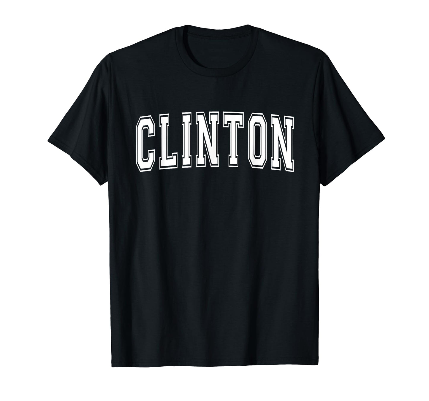 Clinton Ia Iowa Usa Sports Varsity T-Shirt - Fun Novelty Design Unisex - T-Shirt, Sweatshirt, Hoodie