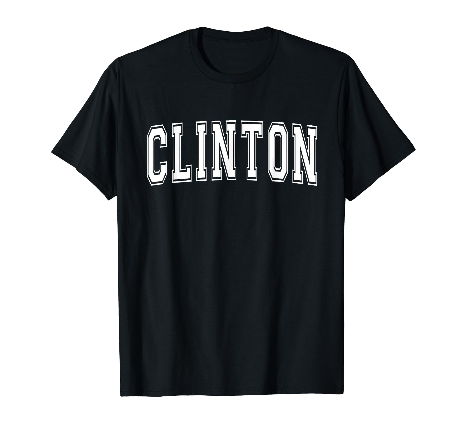 Clinton Ia Iowa Usa Sports Varsity T-Shirt - Fun Novelty Design Unisex - T-Shirt, Sweatshirt, Hoodie