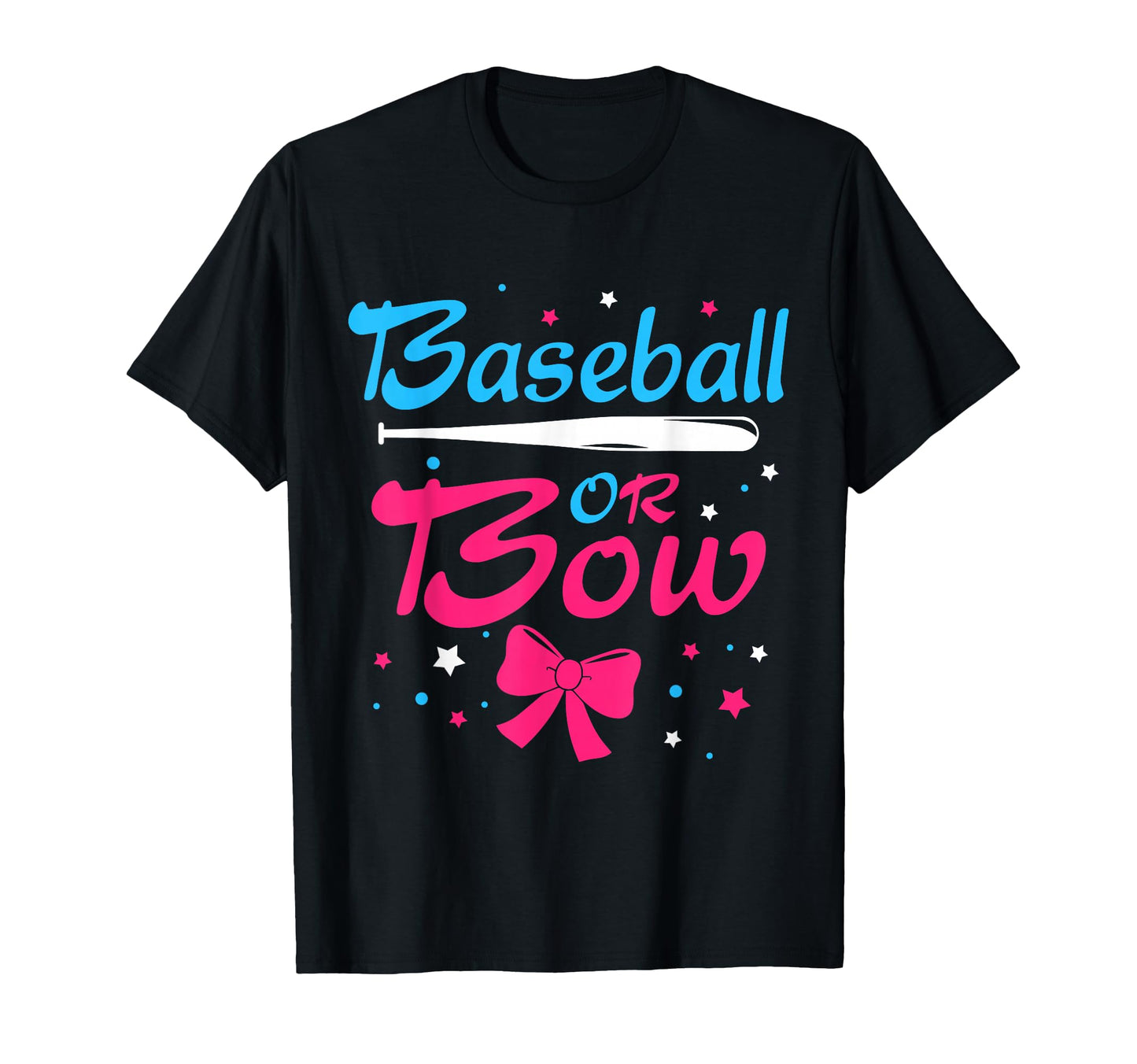 Baseball Or Bow Gender Reveal Party T-Shirt - Streetwear Style Unisex - T-Shirt, Sweatshirt, Hoodie