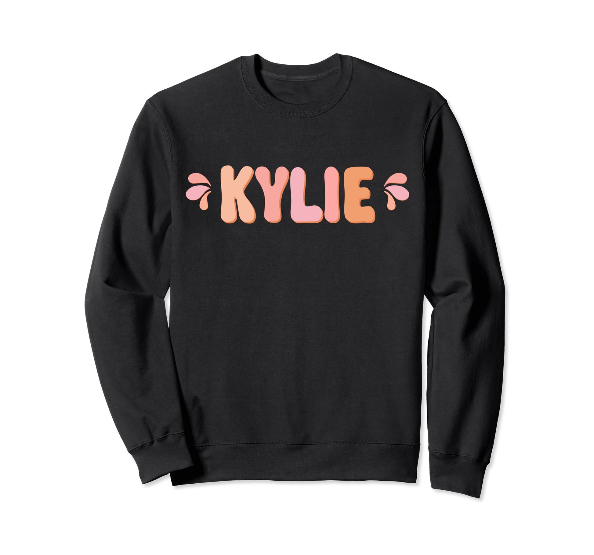 My First Name Is Kylie Eighties Sweatshirt - Unique Graphic Men Women - T-Shirt, Sweatshirt, Hoodie