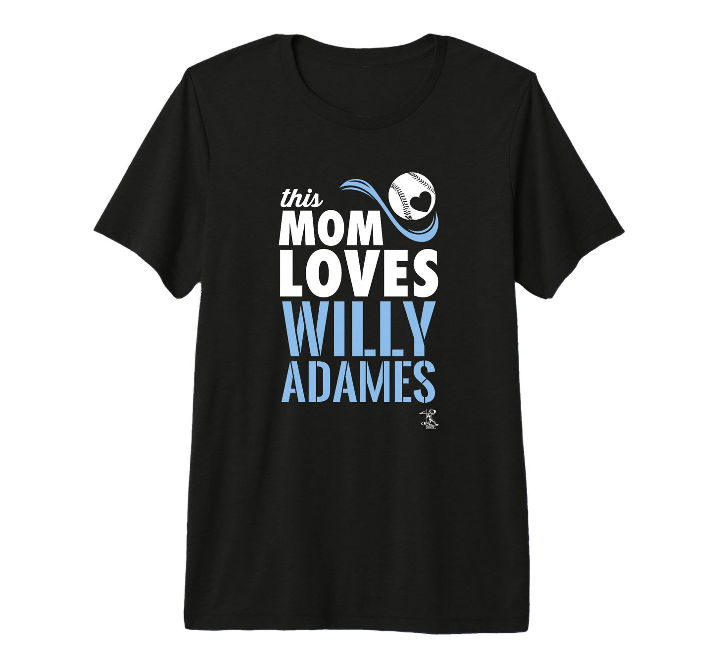 Willy Adames This Mom Loves Tri Blend T-Shirt - Custom Art Print for Adults - T-Shirt, Sweatshirt, Hoodie