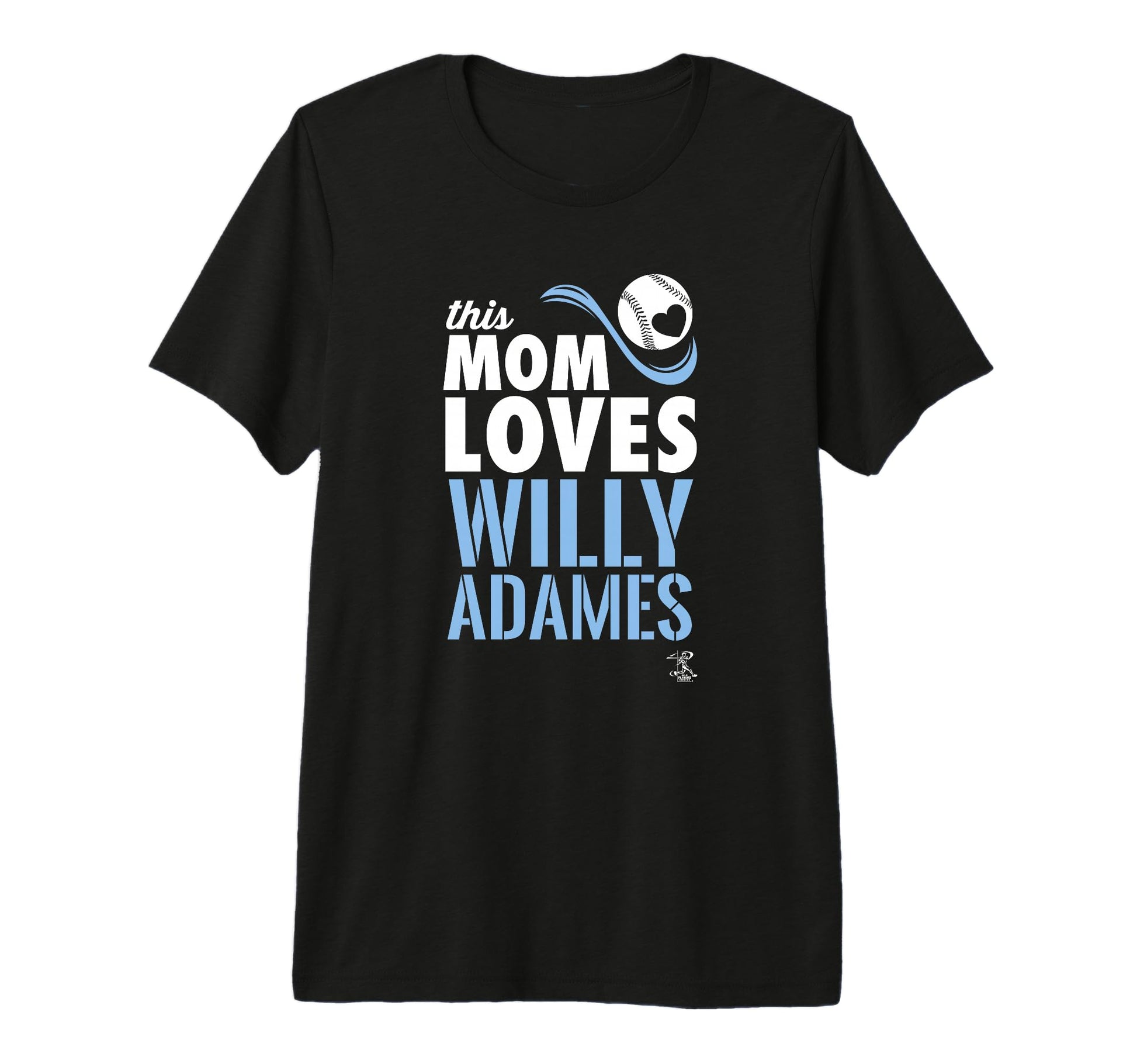 Willy Adames This Mom Loves Tri Blend T-Shirt - Custom Art Print for Adults - T-Shirt, Sweatshirt, Hoodie