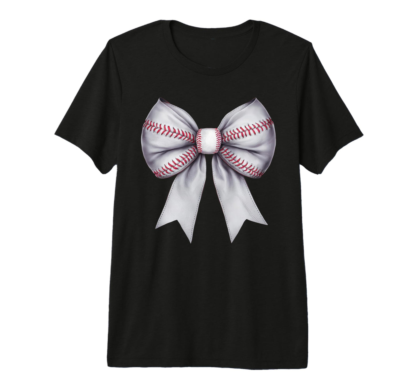 Coquette Bow Funny Baseball Lover Game Day T-Shirt - Graphic Print Unisex - T-Shirt, Sweatshirt, Hoodie