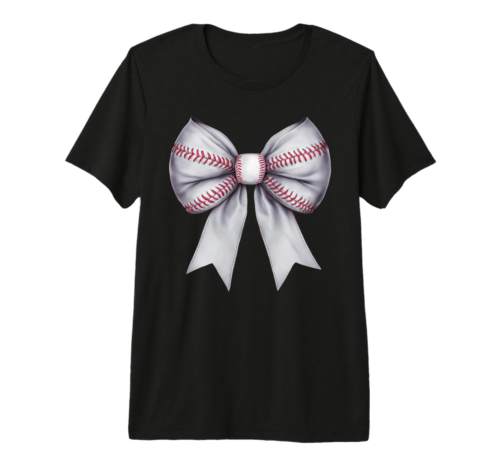 Coquette Bow Funny Baseball Lover Game Day T-Shirt - Graphic Print Unisex - T-Shirt, Sweatshirt, Hoodie