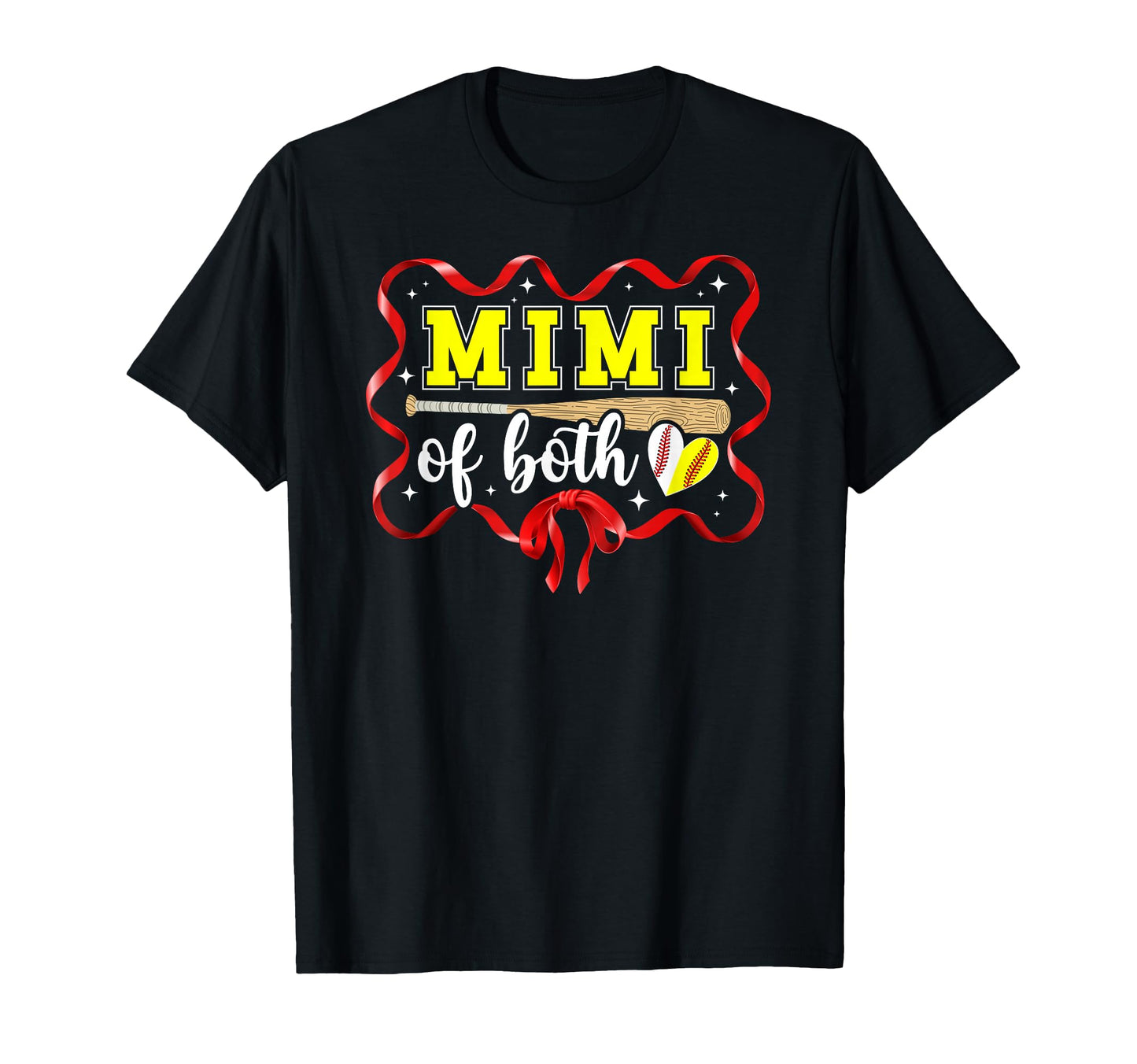 Mimi Both Coquette Baseball Softball Mimi T-Shirt - Novelty Apparel Unisex - T-Shirt, Sweatshirt, Hoodie