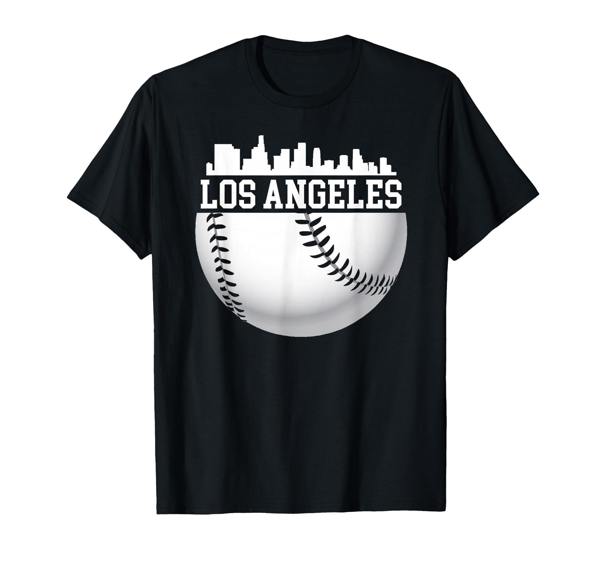 Downtown Los Angeles Baseball T-Shirt - Novelty Apparel for Adults - T-Shirt, Sweatshirt, Hoodie