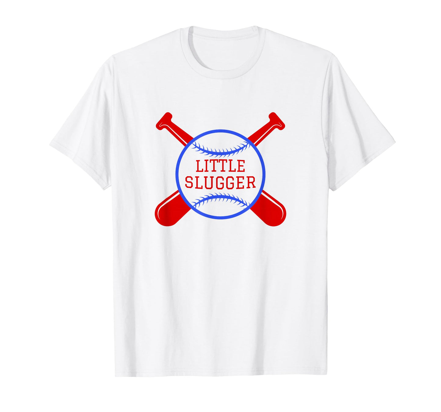 Little Slugger Baseball Lover Gift T-Shirt - Custom Art Print for Adults - T-Shirt, Sweatshirt, Hoodie