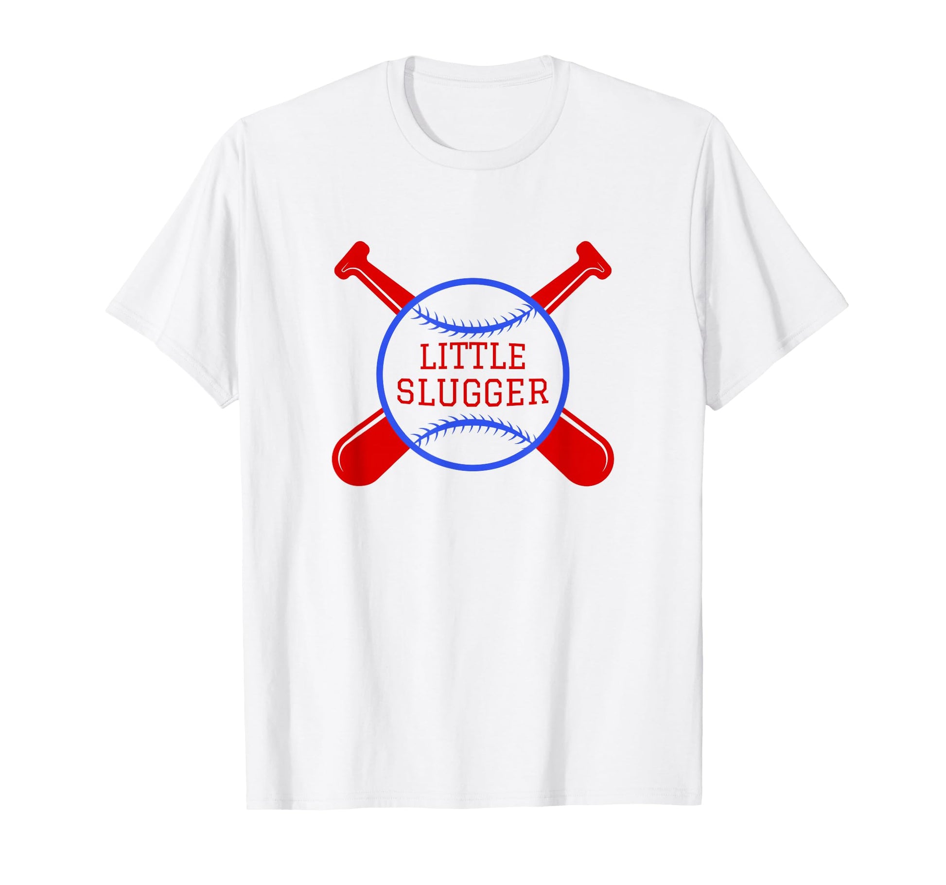 Little Slugger Baseball Lover Gift T-Shirt - Custom Art Print for Adults - T-Shirt, Sweatshirt, Hoodie