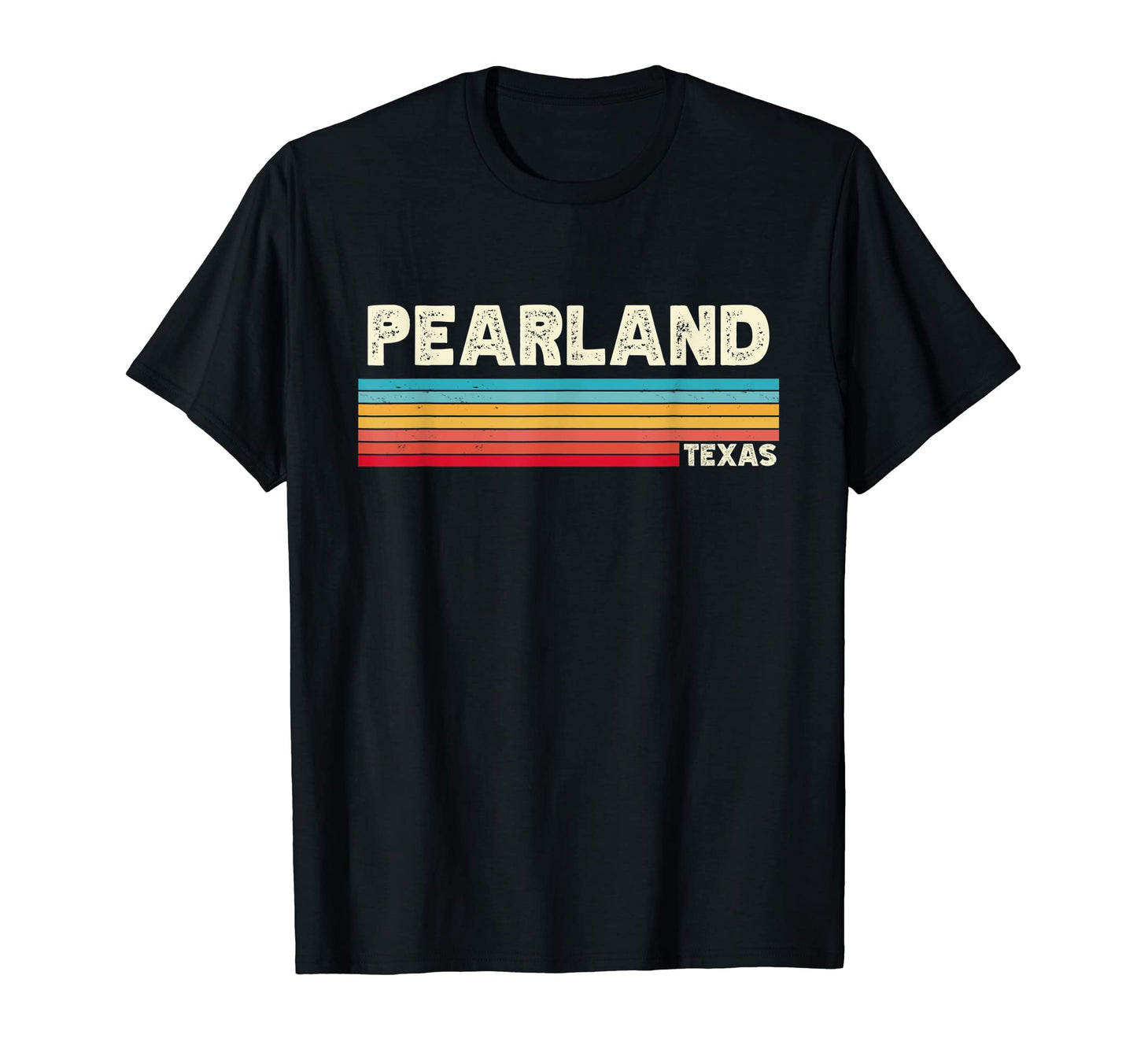Native Pearland Texas Tx Stripes T-Shirt - Aesthetic Graphic for Adults - T-Shirt, Sweatshirt, Hoodie