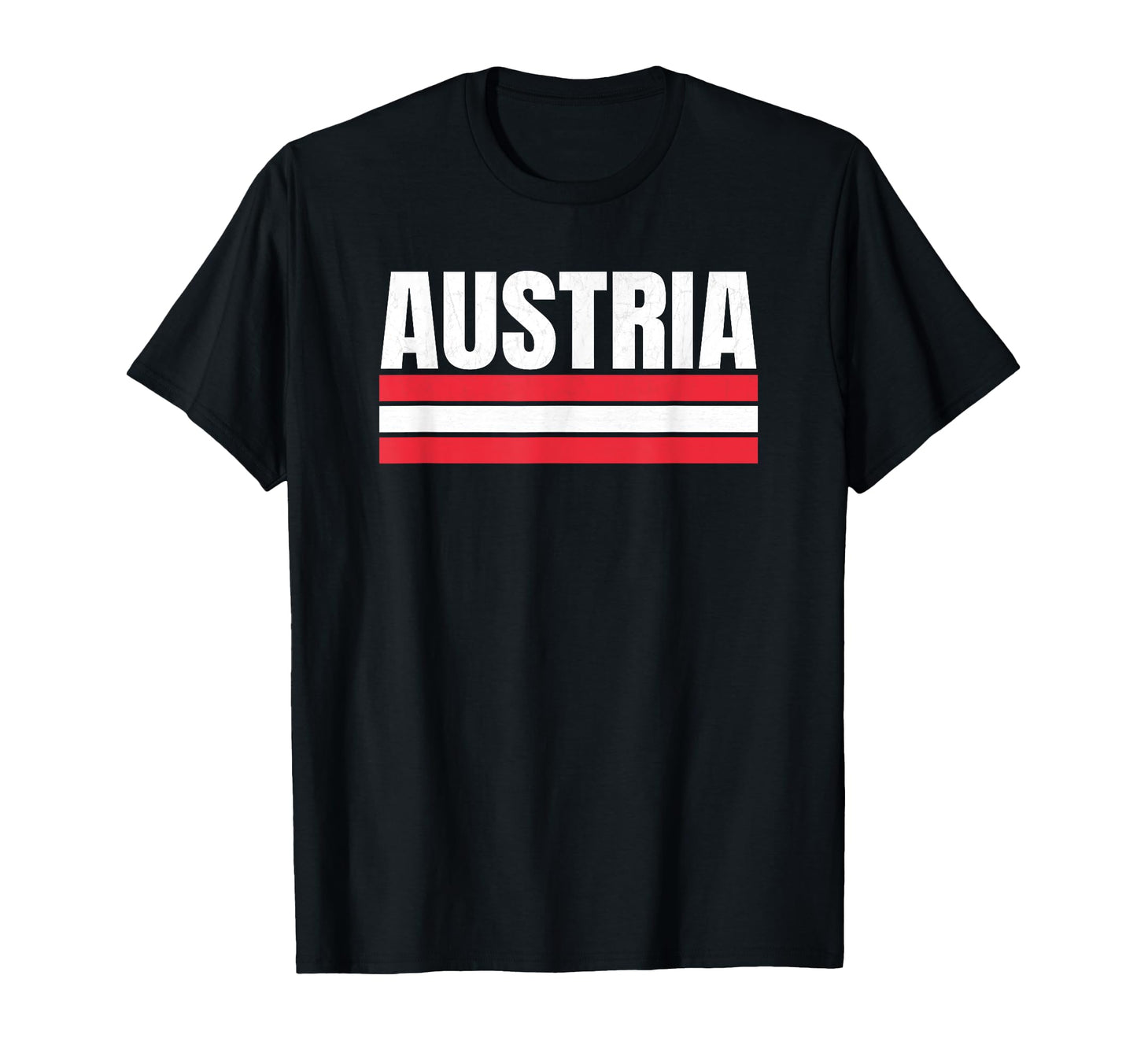 Austria Red White Austrian Fan Gear T-Shirt - Minimalist Print for Adults - T-Shirt, Sweatshirt, Hoodie