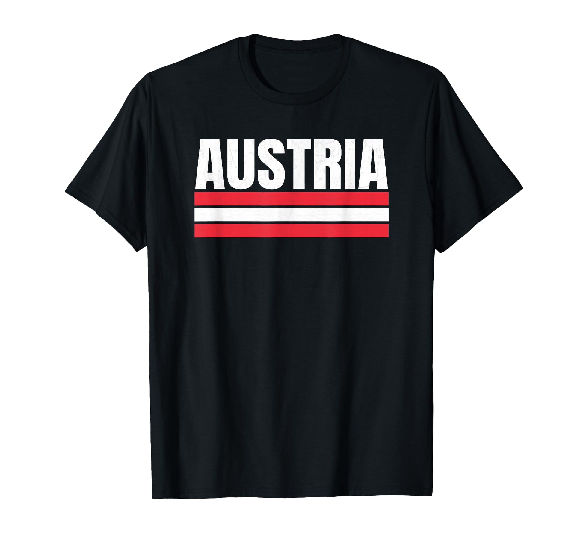 Austria Red White Austrian Fan Gear T-Shirt - Minimalist Print for Adults - T-Shirt, Sweatshirt, Hoodie