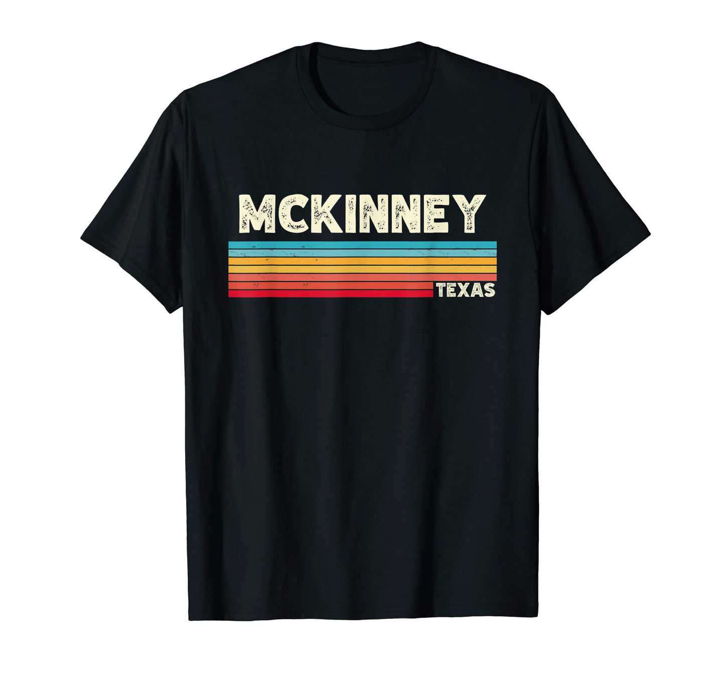 Native Mckinney Texas Tx Stripes T-Shirt - Aesthetic Graphic Men Women - T-Shirt, Sweatshirt, Hoodie