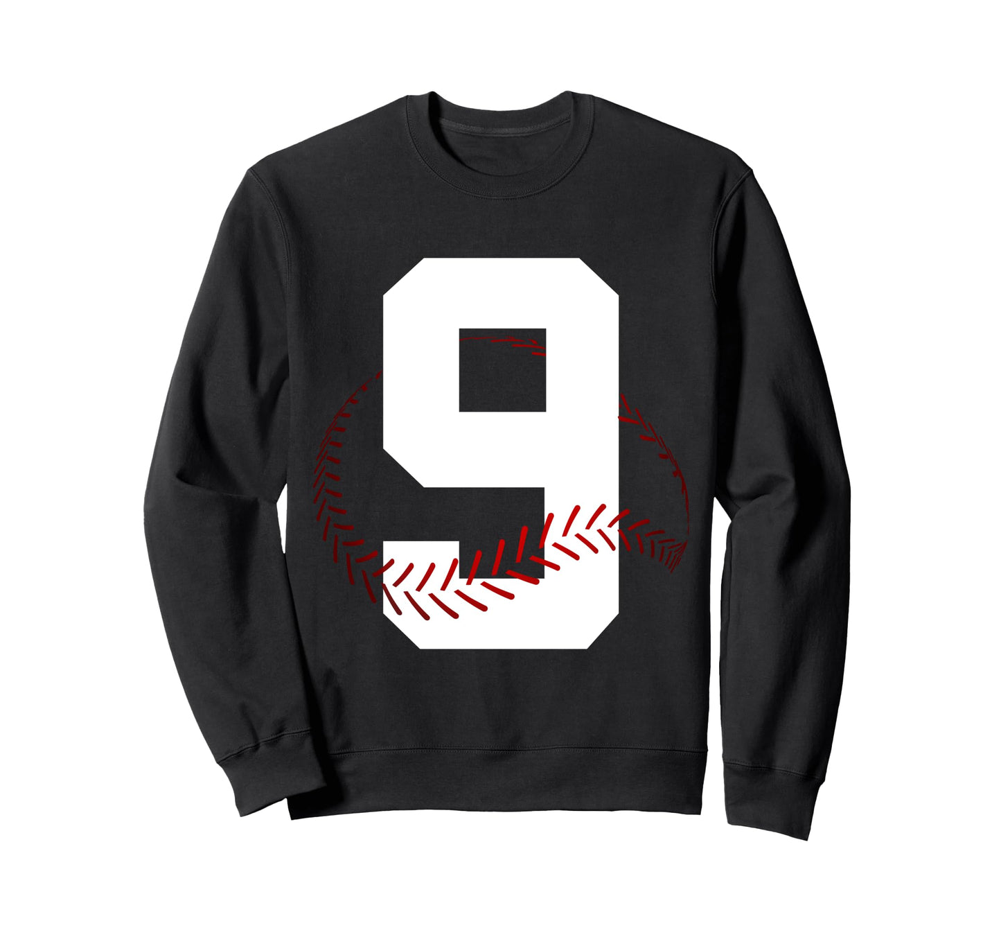 Number 9 Years Baseball 9Th Birthday Sweatshirt - Unique Graphic Men Women - T-Shirt, Sweatshirt, Hoodie