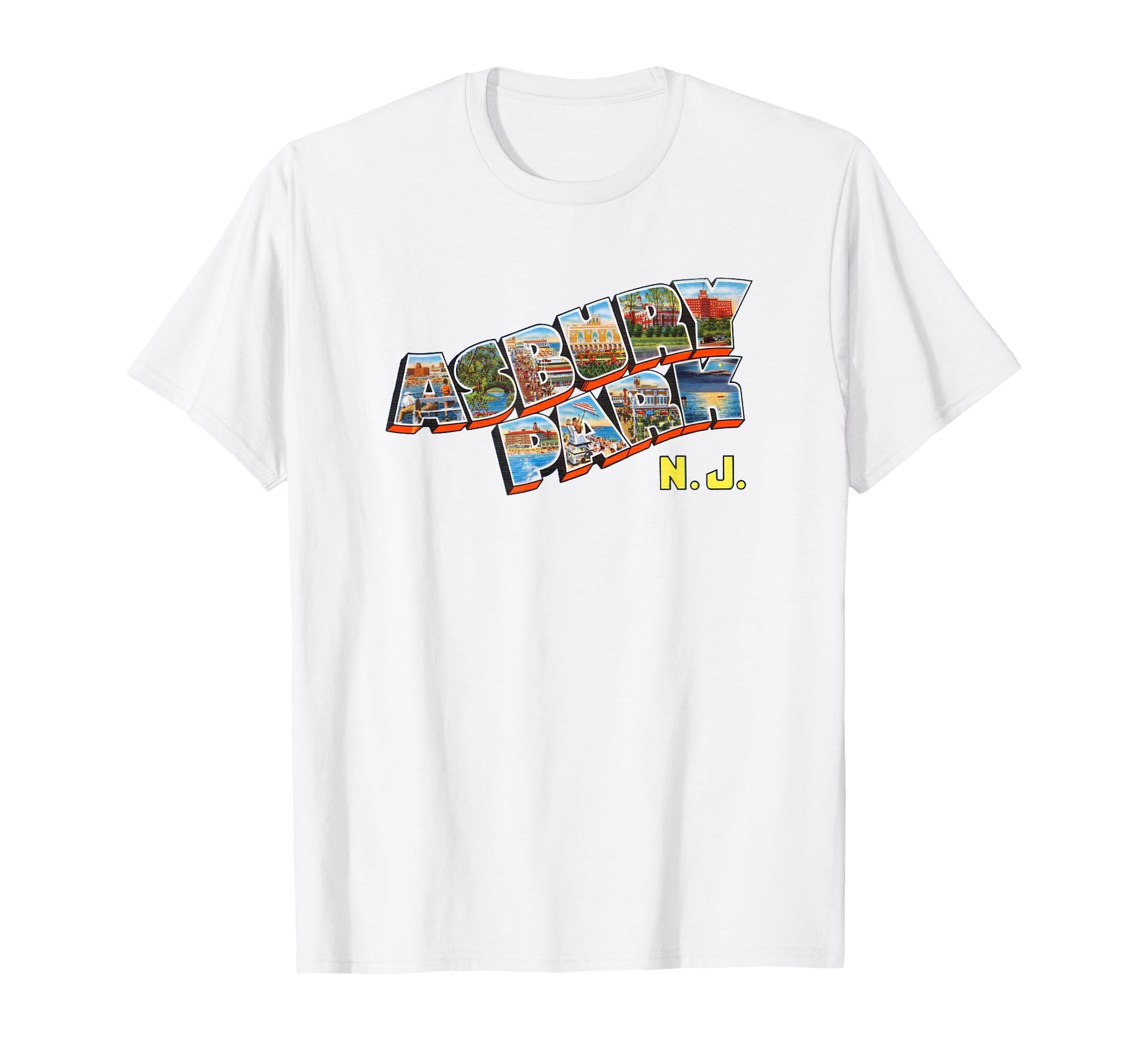 Asbury Park Nj New Jersey Souvenir T-Shirt - Trendy Graphic Men Women - T-Shirt, Sweatshirt, Hoodie