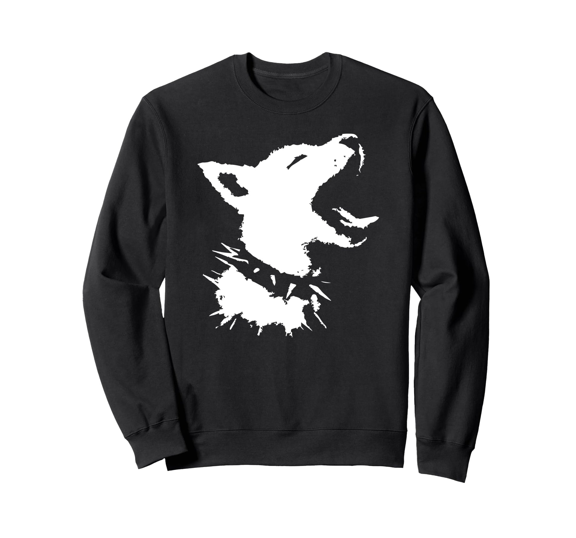 Dog Skull Punk Y2K Creepy Puppy Sweatshirt - Fun Novelty Design Men Women - T-Shirt, Sweatshirt, Hoodie