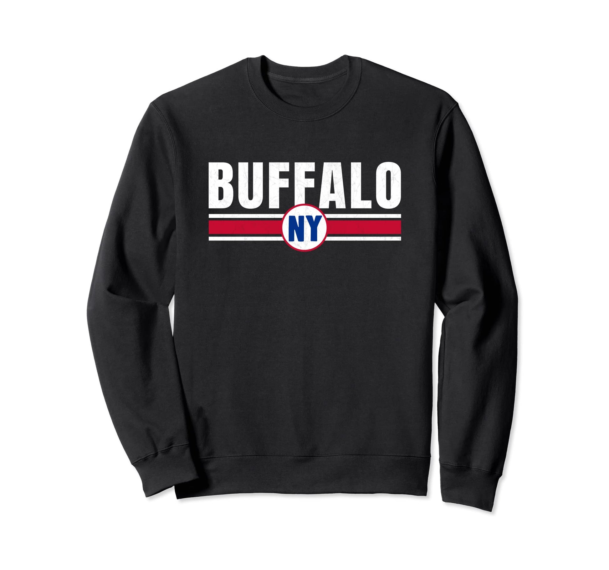 Striped Buffalo Ny Blue Red Stripes Sweatshirt - Unique Graphic Men Women - T-Shirt, Sweatshirt, Hoodie