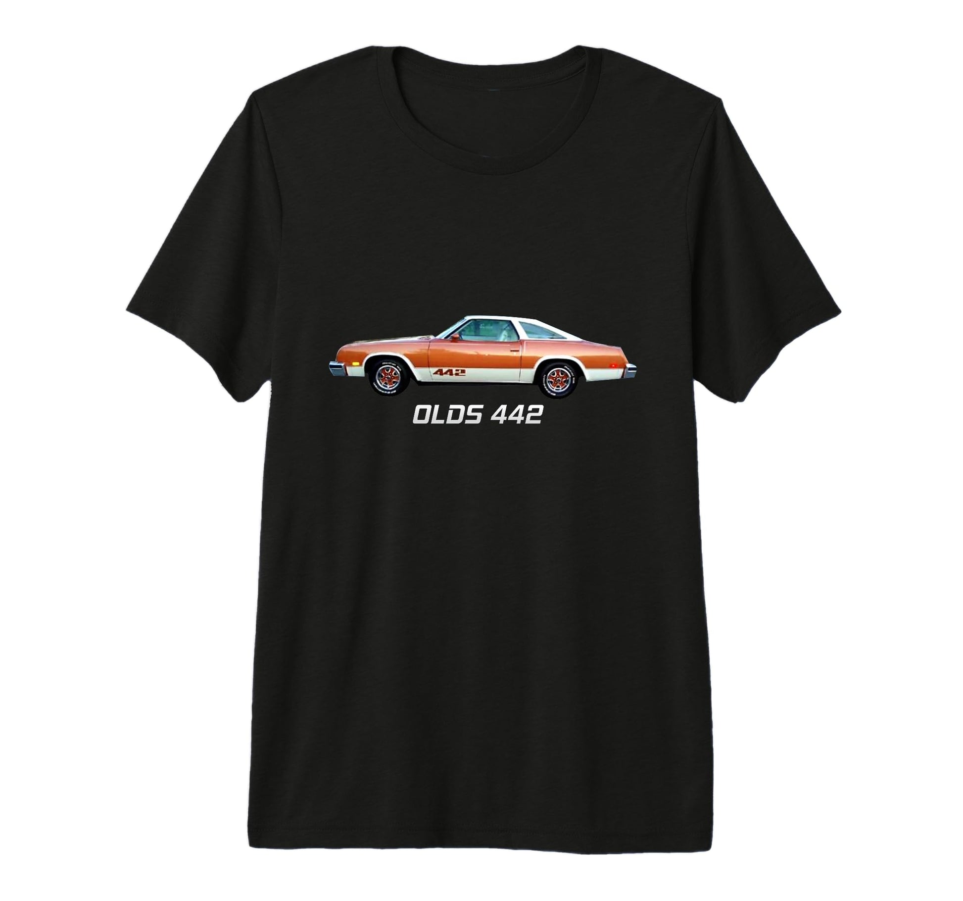 Olds 442 Car Show Oldsmobile Tri Blend T-Shirt - Trendy Graphic for Adults - T-Shirt, Sweatshirt, Hoodie