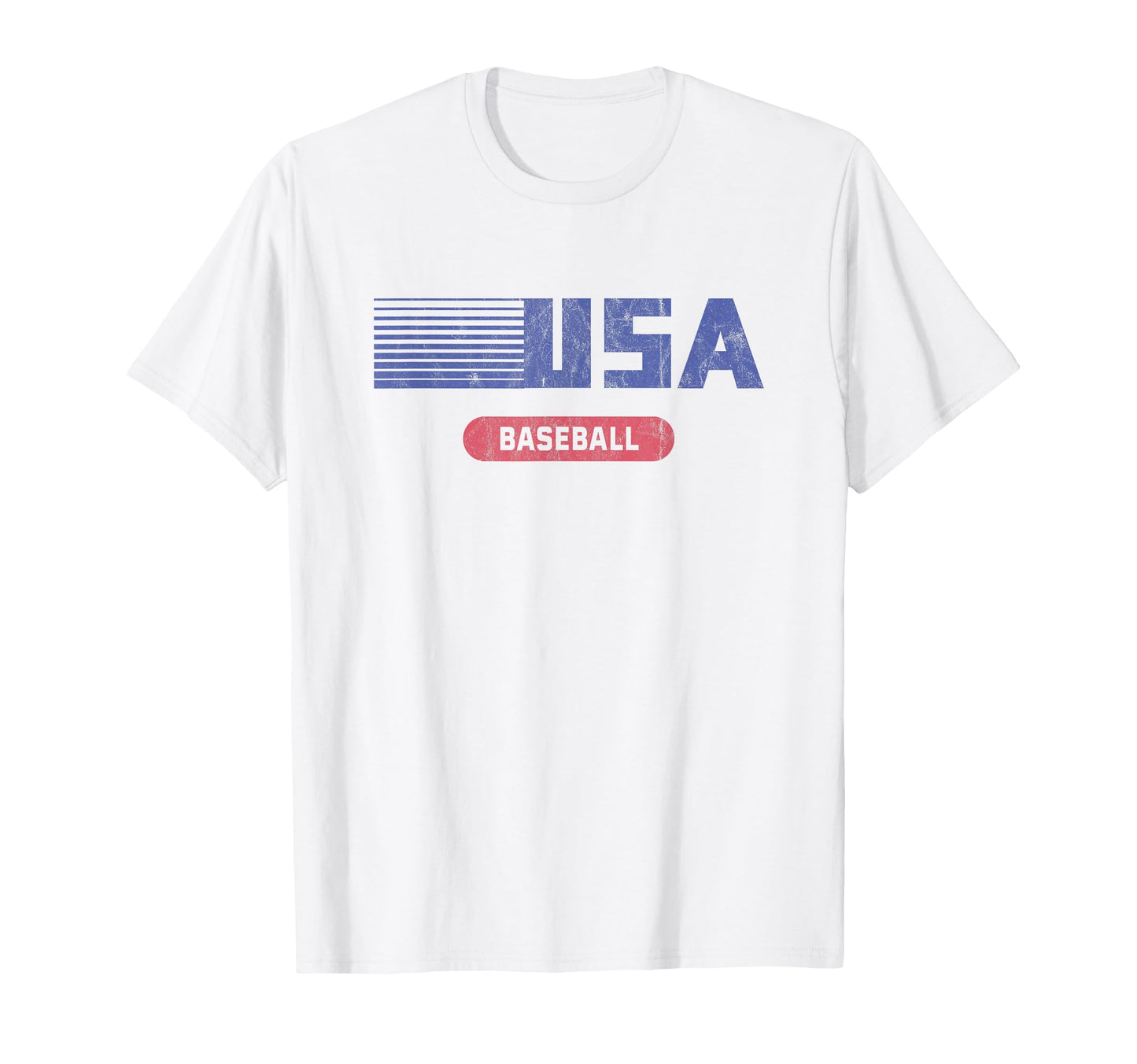 Usa 2020 Team American Baseball T-Shirt - Novelty Apparel for Adults - T-Shirt, Sweatshirt, Hoodie